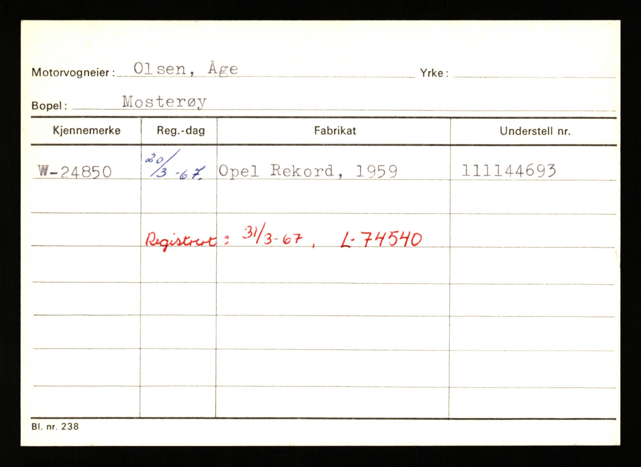 Stavanger trafikkstasjon, AV/SAST-A-101942/0/G/L0005: Registreringsnummer: 23000 - 34245, 1930-1971, p. 467