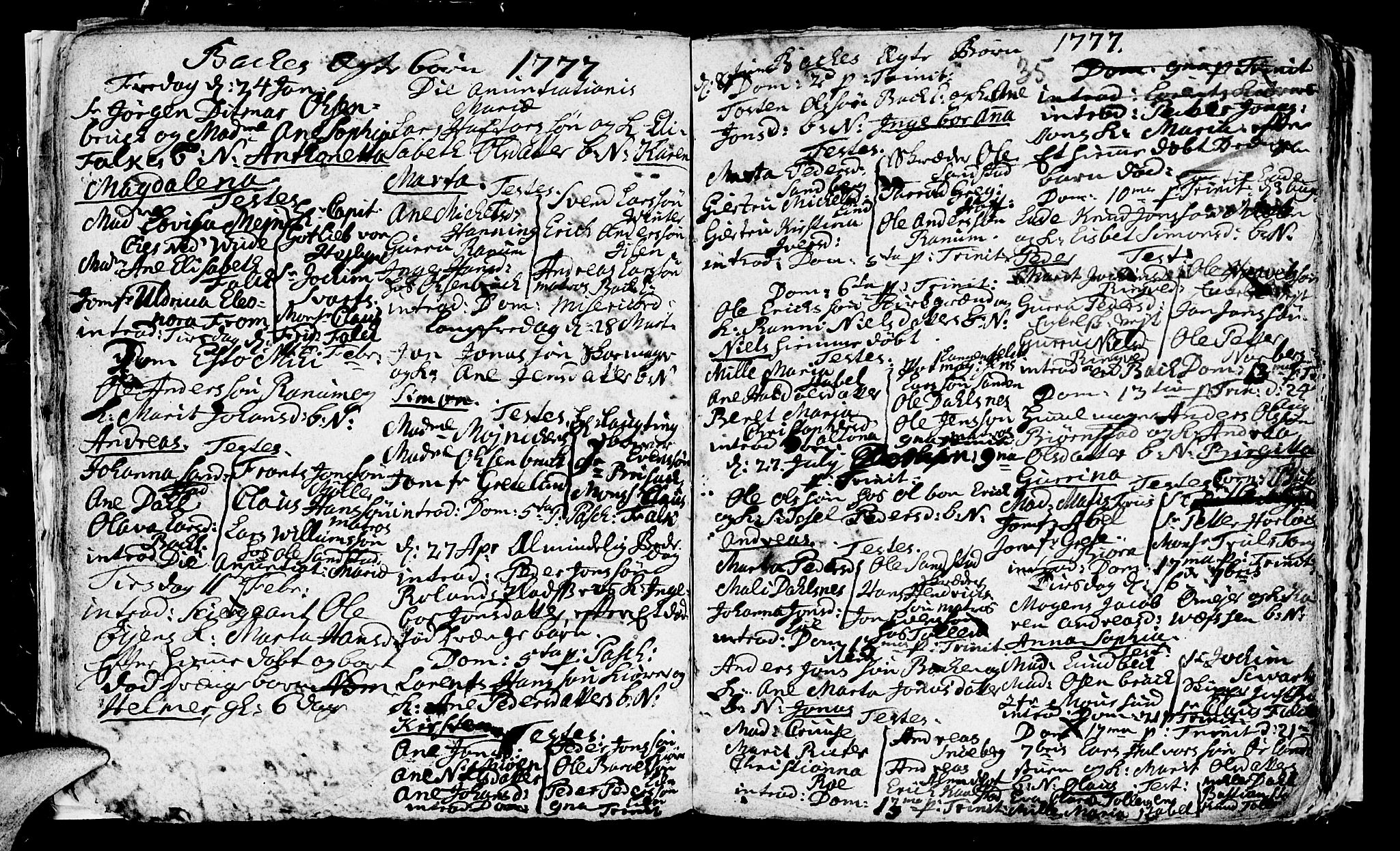 Ministerialprotokoller, klokkerbøker og fødselsregistre - Sør-Trøndelag, SAT/A-1456/604/L0218: Parish register (copy) no. 604C01, 1754-1819, p. 35