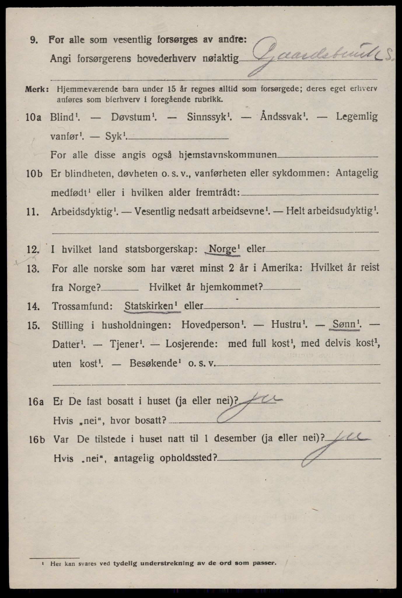 SAST, 1920 census for Fister, 1920, p. 1092