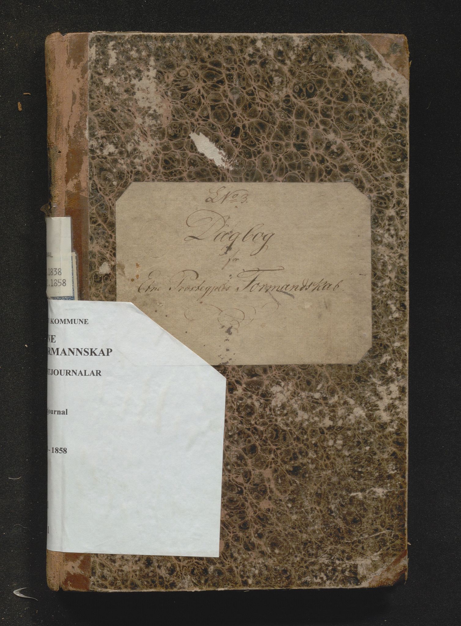 Etne kommune. Formannskapet, IKAH/1211-021/C/Ca/L0001: Postjournal for formannskapet , 1838-1858