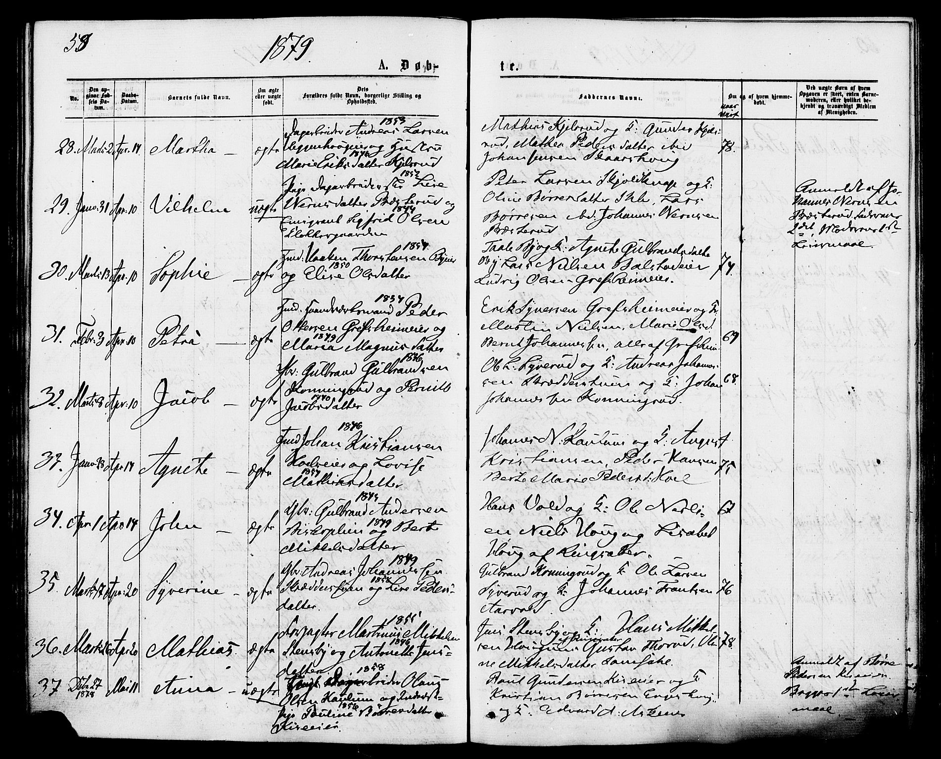 Nes prestekontor, Hedmark, SAH/PREST-020/K/Ka/L0005: Parish register (official) no. 5, 1872-1886, p. 59