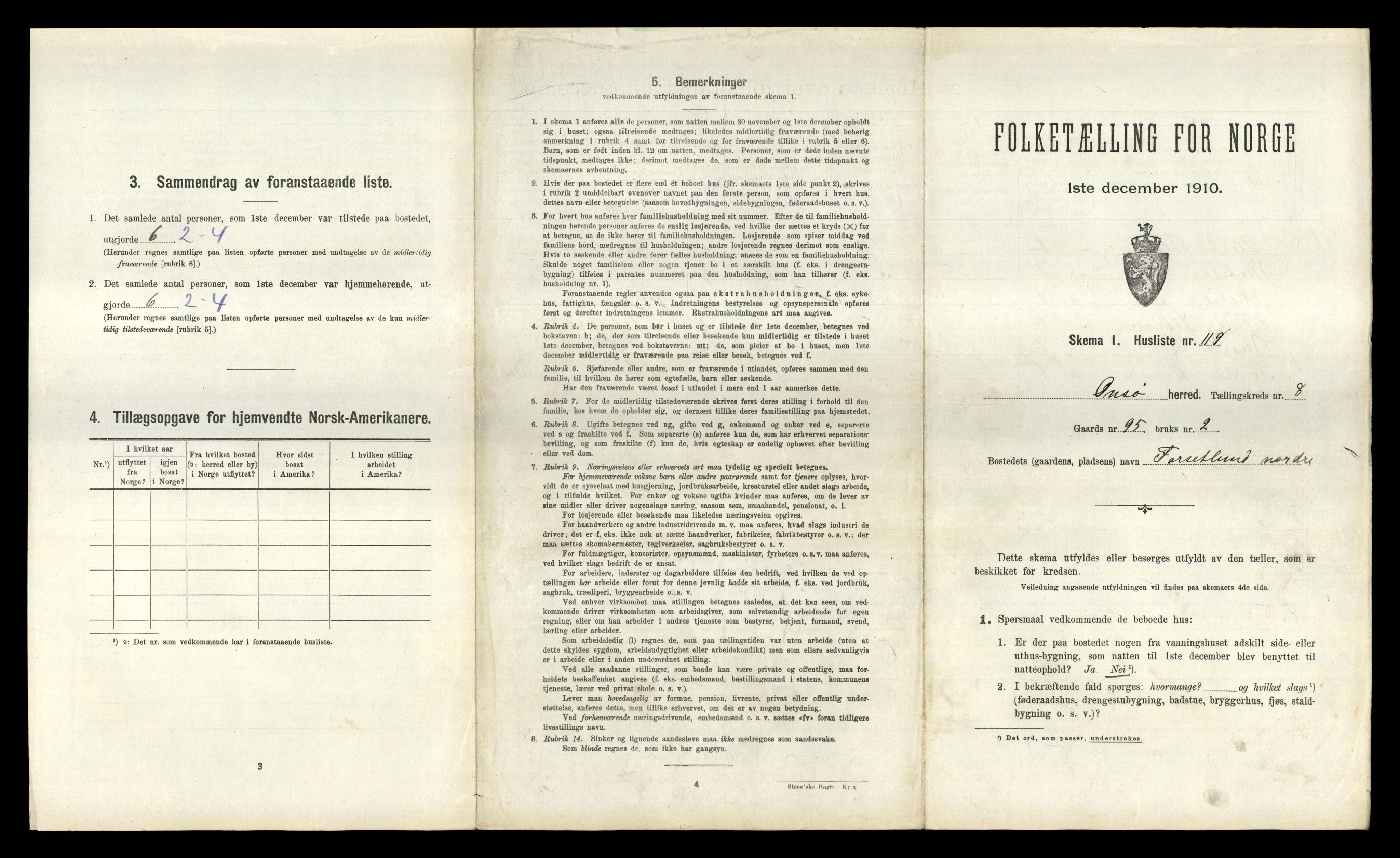 RA, 1910 census for Onsøy, 1910, p. 2143