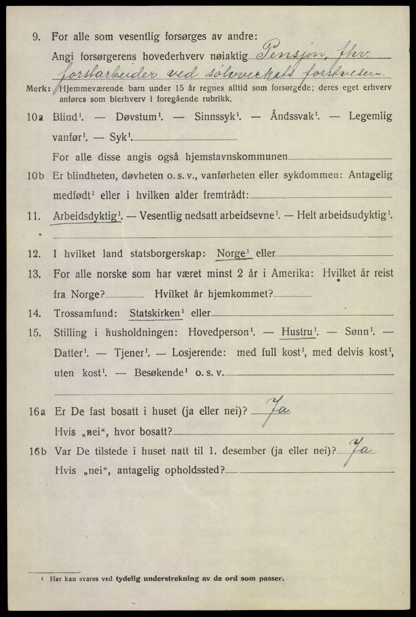 SAKO, 1920 census for Øvre Sandsvær, 1920, p. 3187