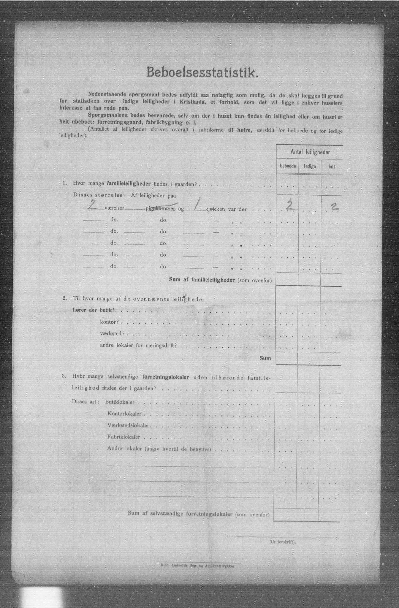 OBA, Municipal Census 1904 for Kristiania, 1904, p. 8246