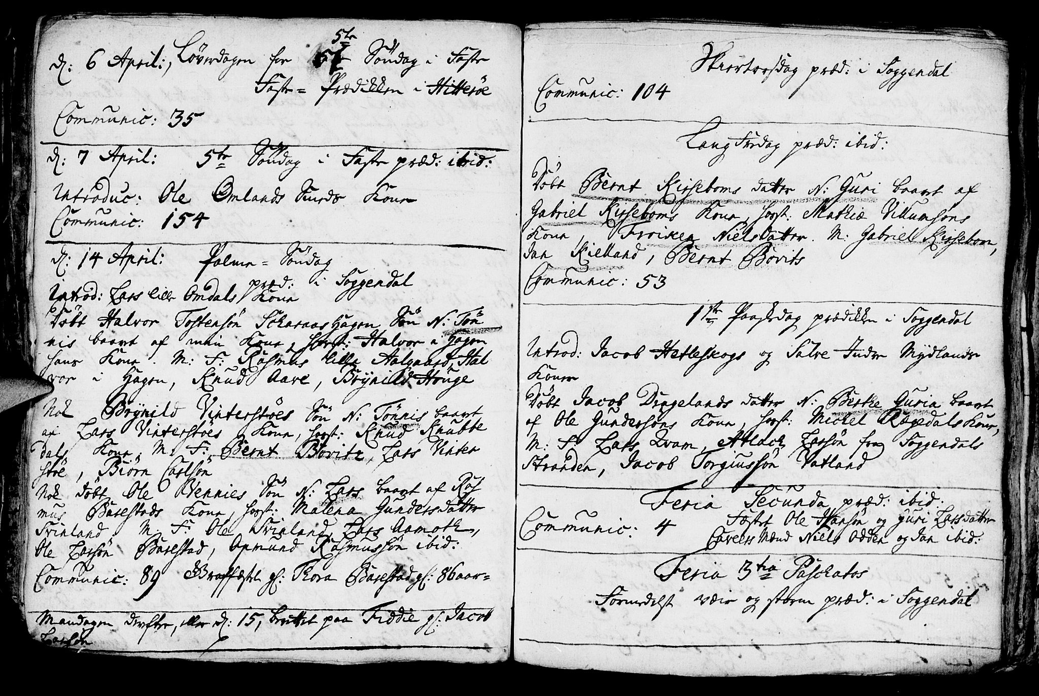 Sokndal sokneprestkontor, AV/SAST-A-101808: Parish register (official) no. A 1, 1729-1740