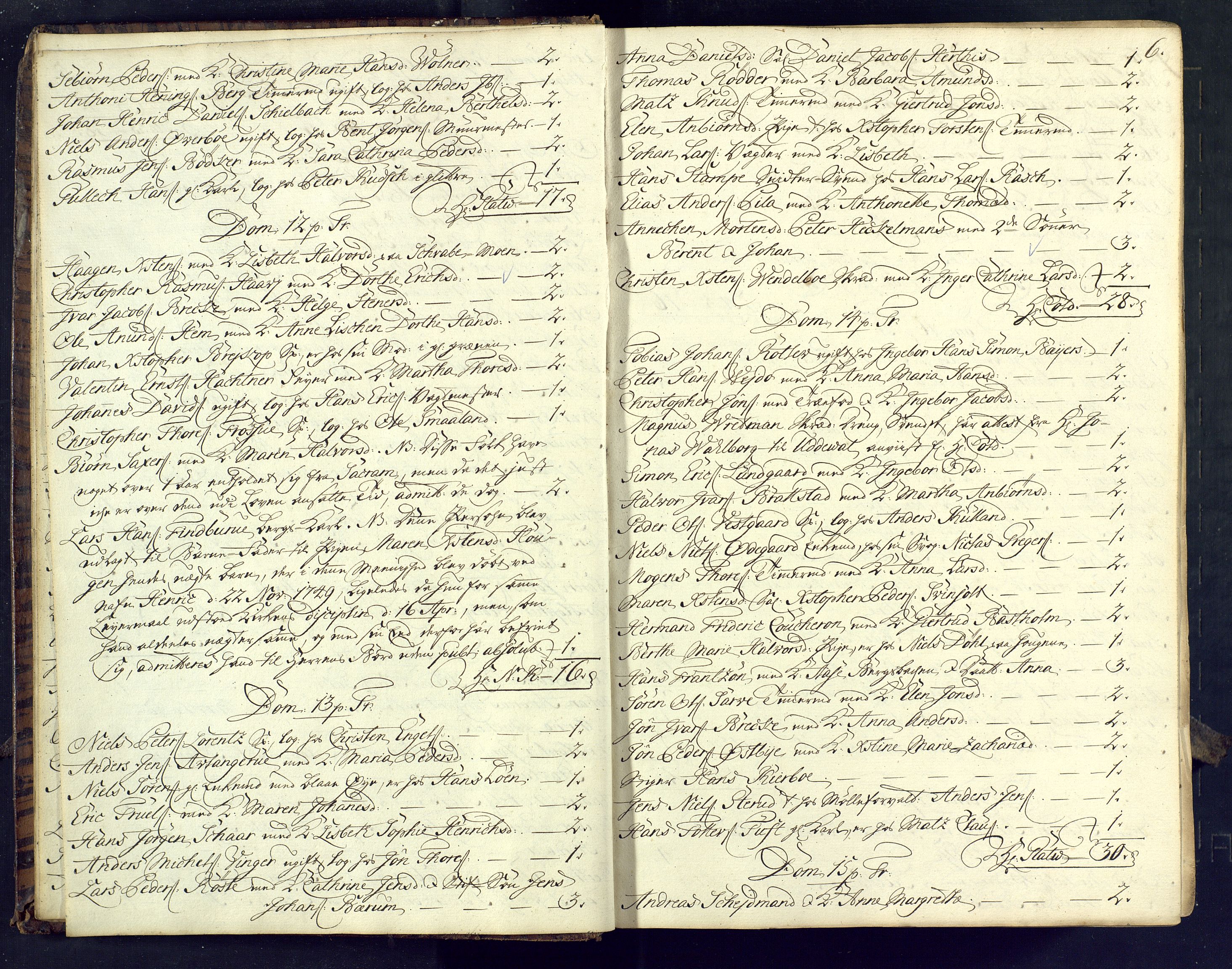 Kongsberg kirkebøker, SAKO/A-22/M/Ma/L0004: Communicants register no. 4, 1750-1755, p. 6