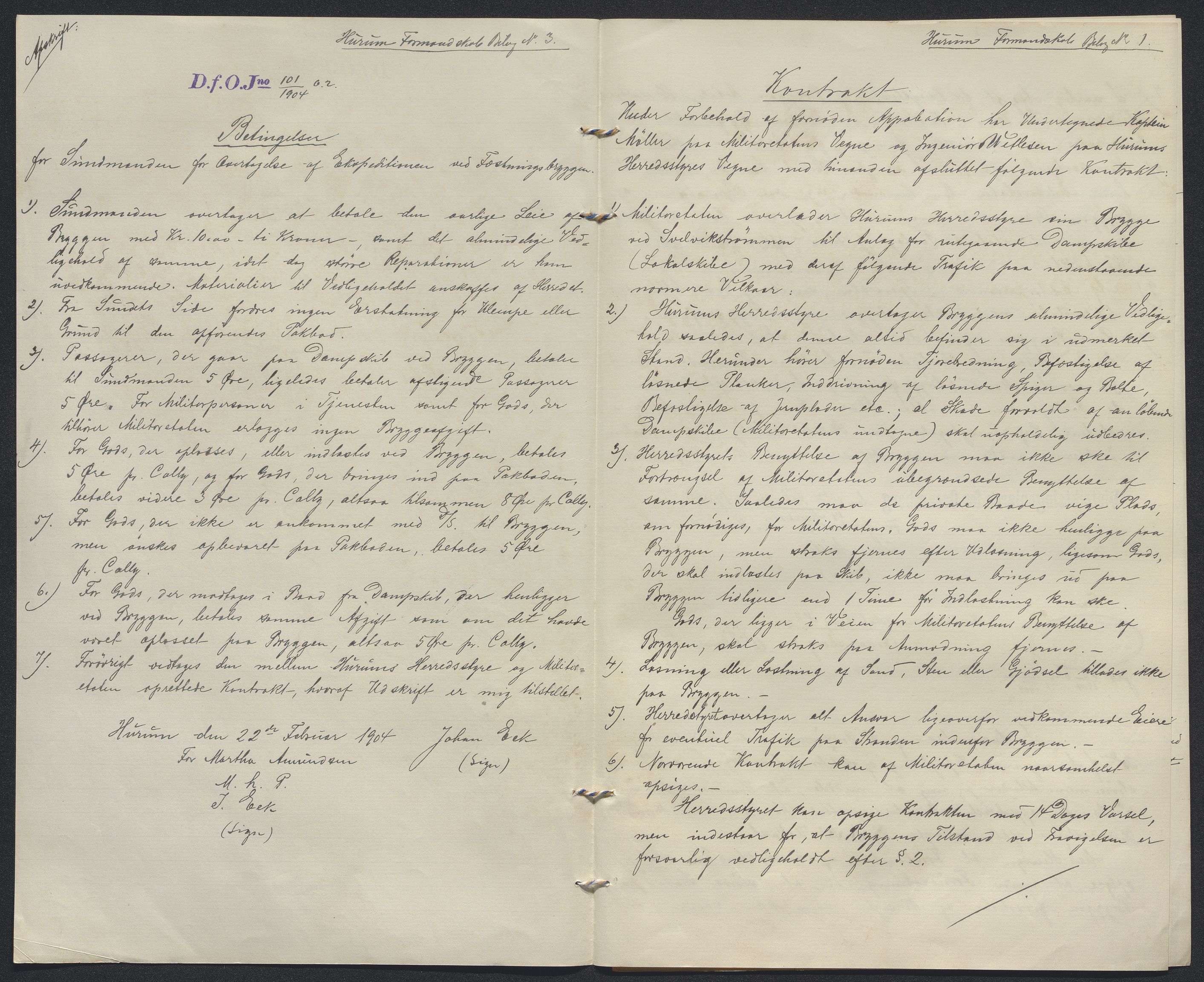 Forsvaret, Oscarsborg festning ingeniørdetasjementet/distriktsingeniøren, AV/RA-RAFA-1865/D/Da/L0154/0008: -- / Bryggeprosjektet samt moloanlegg i Dramstad, 1899-1912, p. 9