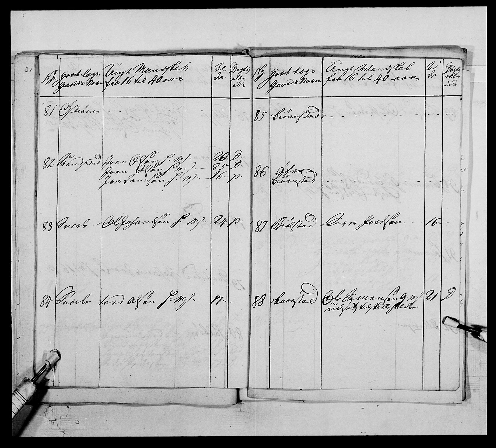 Kommanderende general (KG I) med Det norske krigsdirektorium, AV/RA-EA-5419/E/Ea/L0503: 1. Opplandske regiment, 1756-1761, p. 309