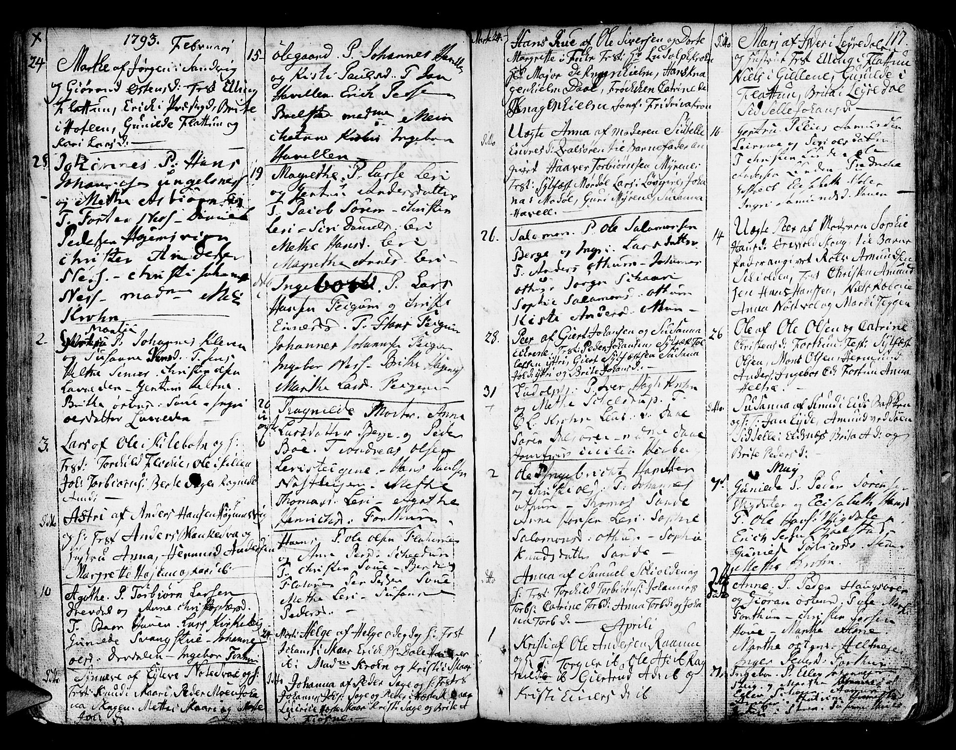 Luster sokneprestembete, AV/SAB-A-81101/H/Haa/Haaa/L0001: Parish register (official) no. A 1, 1731-1803, p. 118