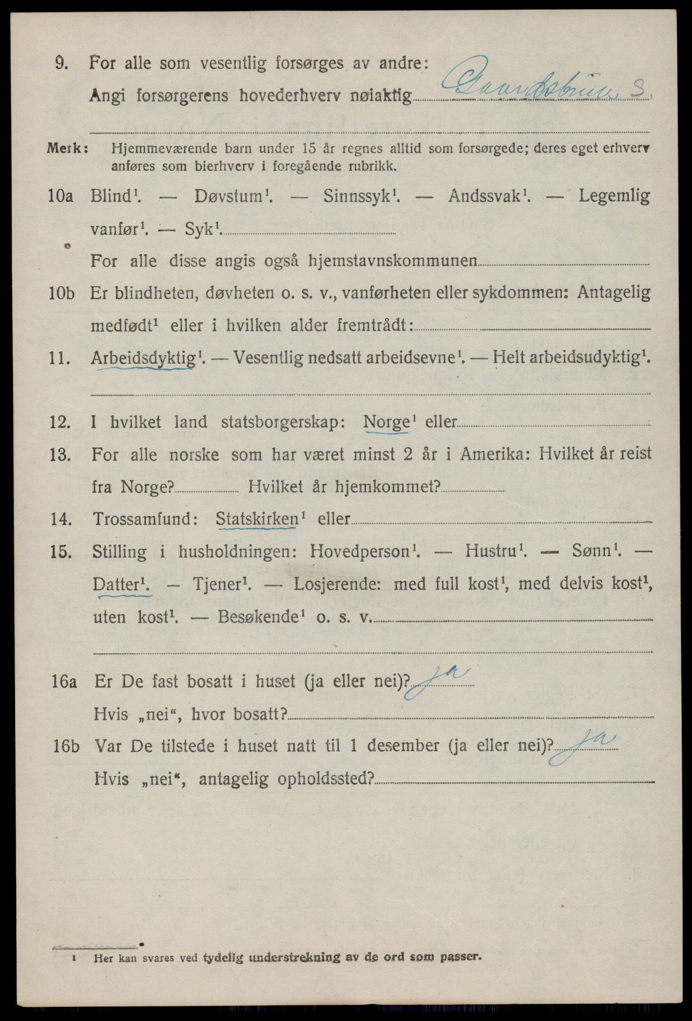 SAST, 1920 census for Heskestad, 1920, p. 606