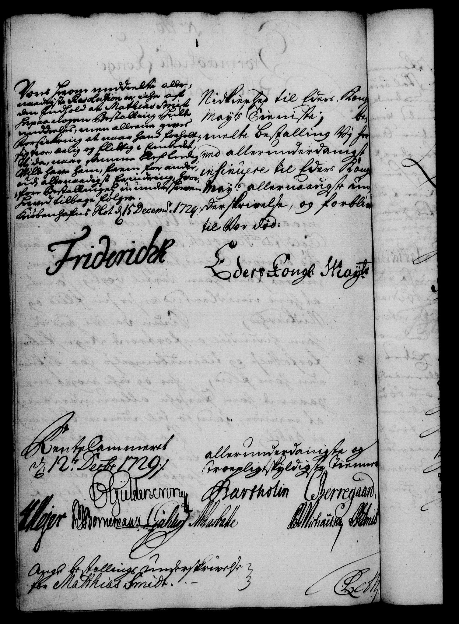 Rentekammeret, Kammerkanselliet, RA/EA-3111/G/Gf/Gfa/L0012: Norsk relasjons- og resolusjonsprotokoll (merket RK 52.12), 1729, p. 1001