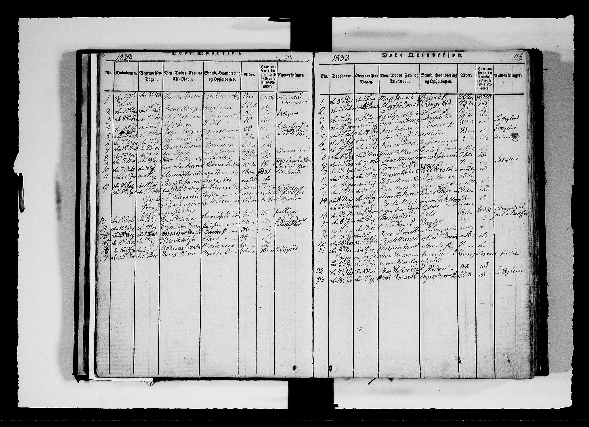 Hobøl prestekontor Kirkebøker, AV/SAO-A-2002/F/Fa/L0002: Parish register (official) no. I 2, 1814-1841, p. 116