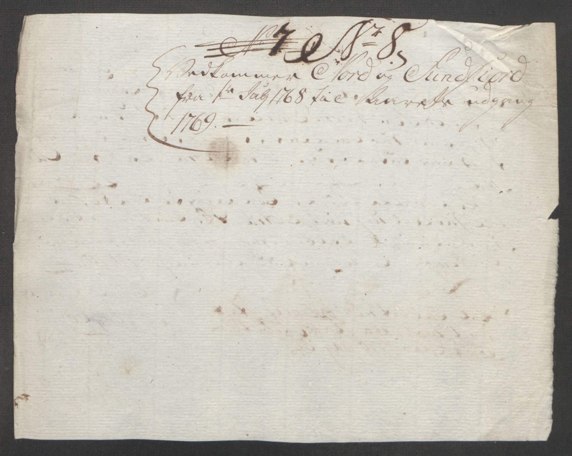 Rentekammeret inntil 1814, Reviderte regnskaper, Fogderegnskap, RA/EA-4092/R53/L3550: Ekstraskatten Sunn- og Nordfjord, 1762-1771, p. 275