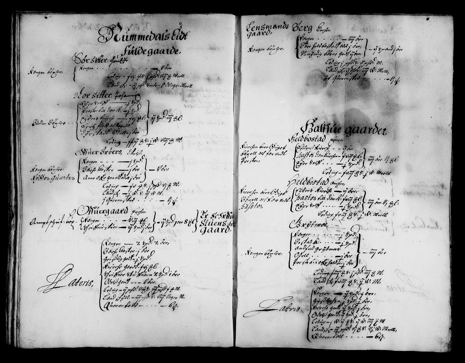 Rentekammeret inntil 1814, Realistisk ordnet avdeling, RA/EA-4070/N/Na/L0002/0008: [XI g]: Trondheims stifts jordebøker: / Namdalen fogderi, 1664