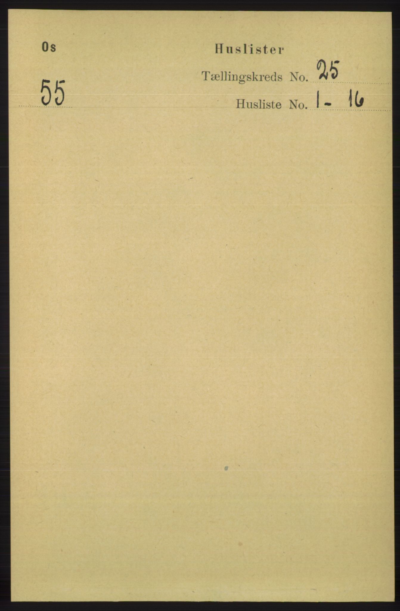 RA, 1891 census for 1243 Os, 1891, p. 5331