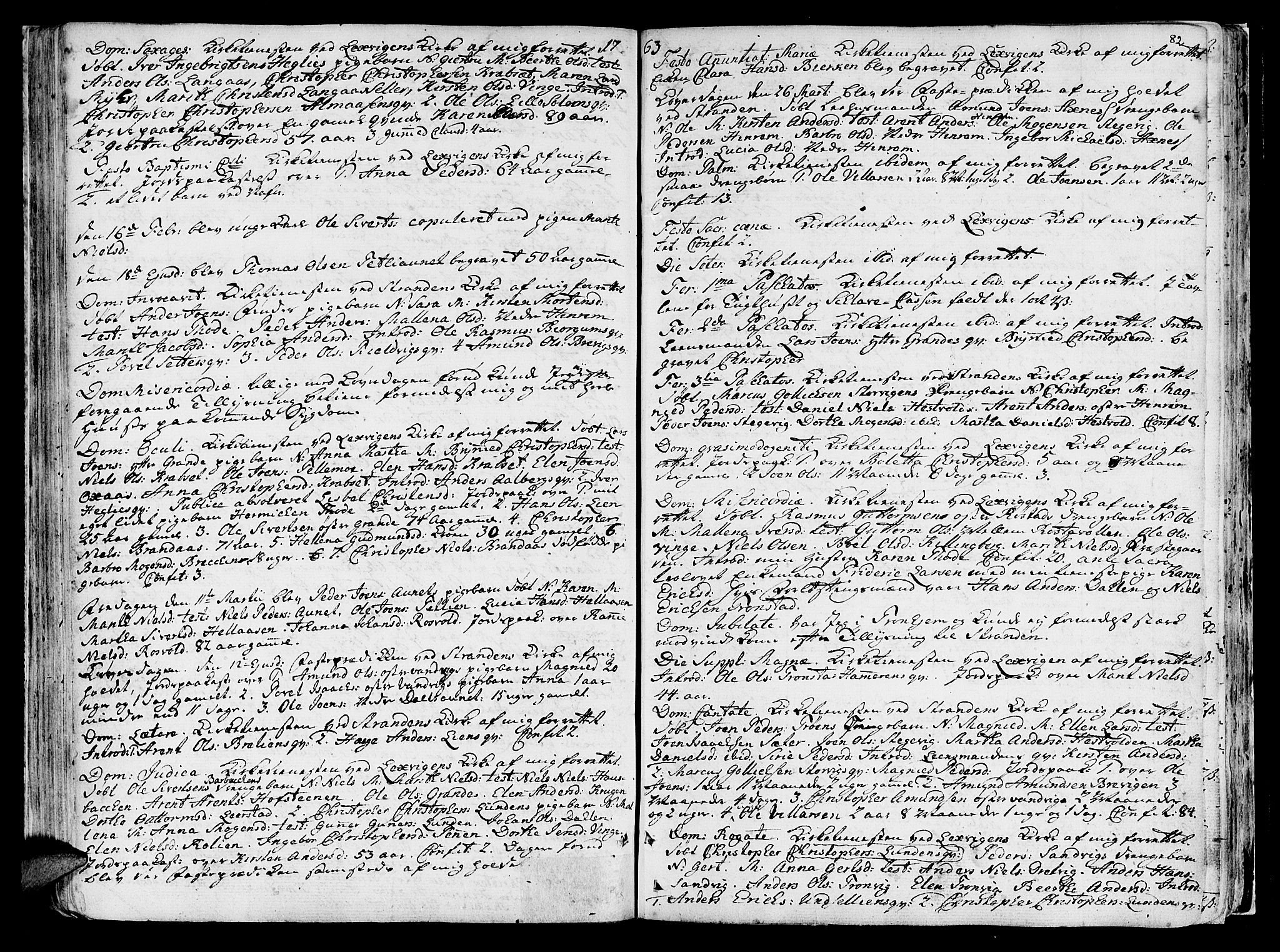 Ministerialprotokoller, klokkerbøker og fødselsregistre - Nord-Trøndelag, SAT/A-1458/701/L0003: Parish register (official) no. 701A03, 1751-1783, p. 82