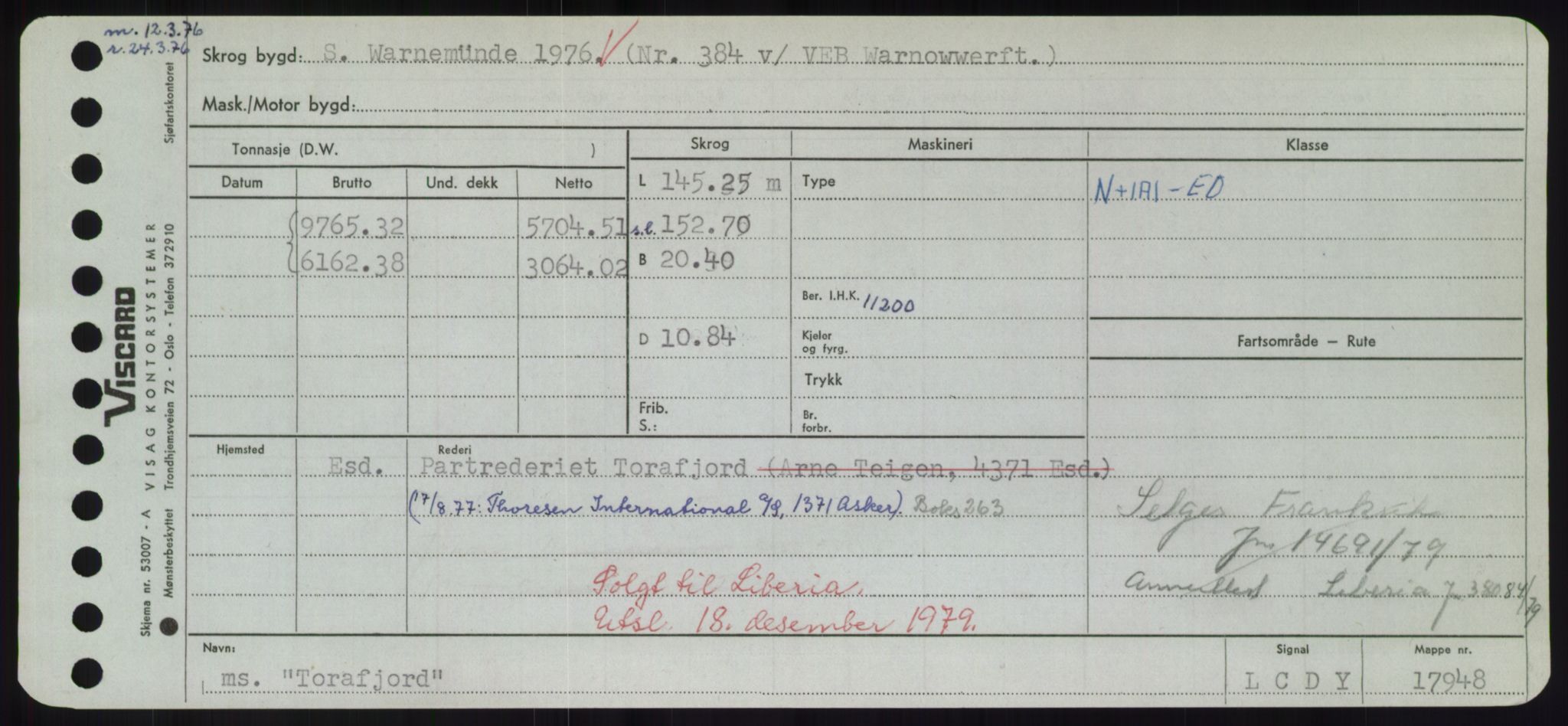 Sjøfartsdirektoratet med forløpere, Skipsmålingen, AV/RA-S-1627/H/Hd/L0039: Fartøy, Ti-Tø, p. 233