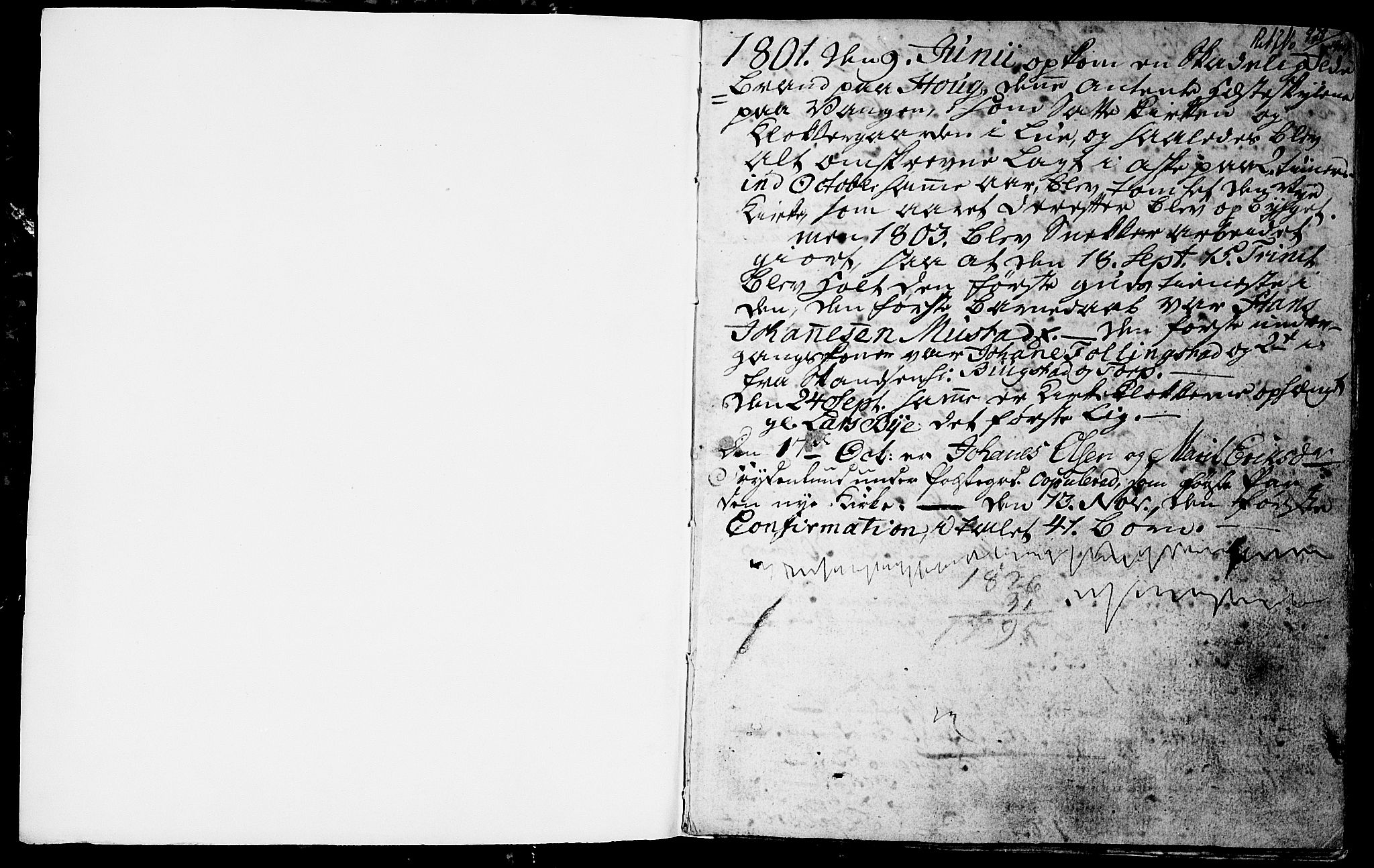 Vardal prestekontor, SAH/PREST-100/H/Ha/Hab/L0003: Parish register (copy) no. 3, 1803-1808, p. 0-1