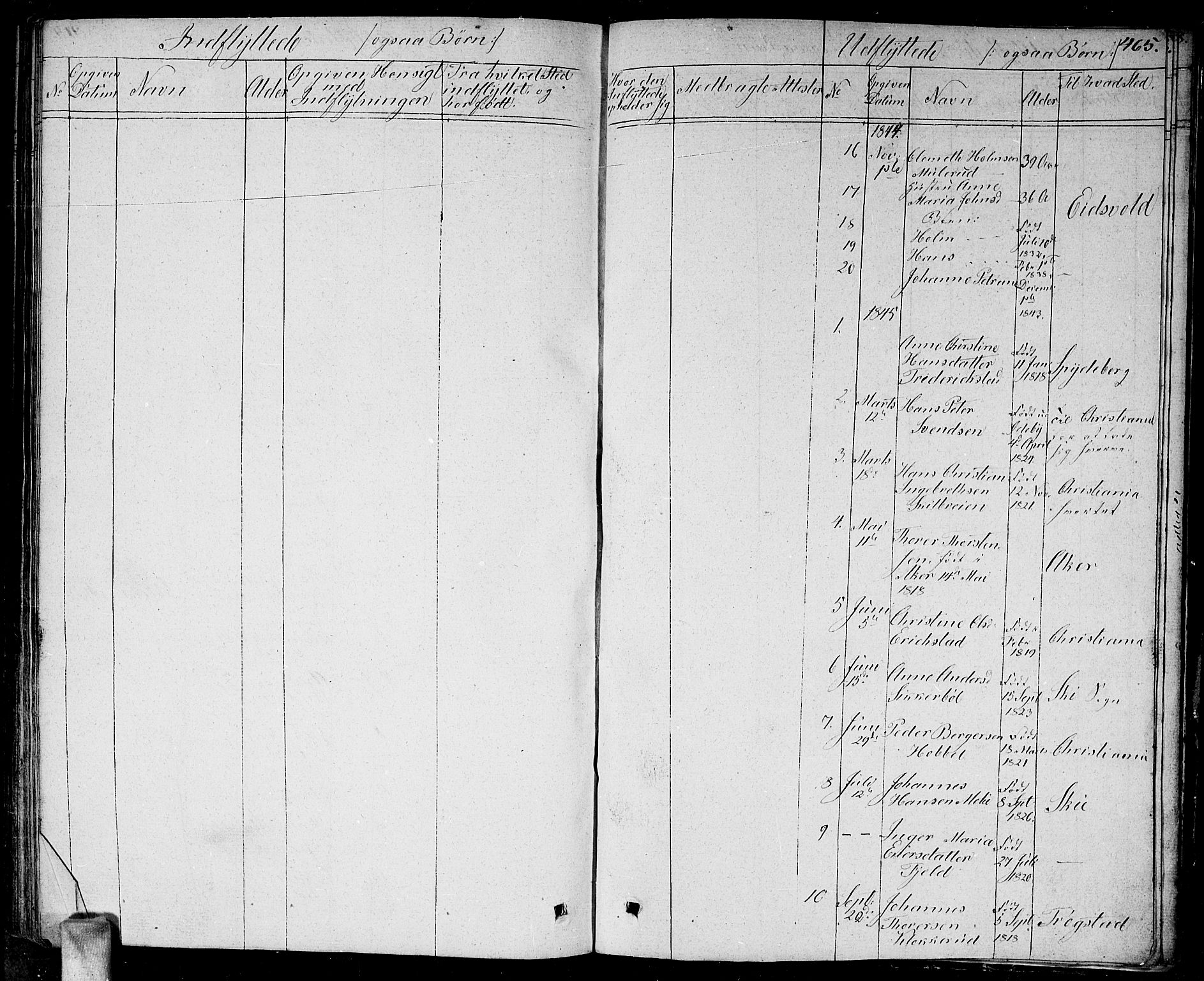 Enebakk prestekontor Kirkebøker, SAO/A-10171c/G/Ga/L0003: Parish register (copy) no. I 3, 1833-1849, p. 465