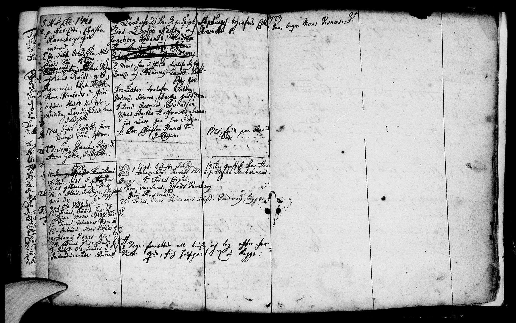 Domkirken sokneprestkontor, AV/SAST-A-101812/001/30/30BA/L0001: Parish register (official) no. A 1 /2, 1724-1726