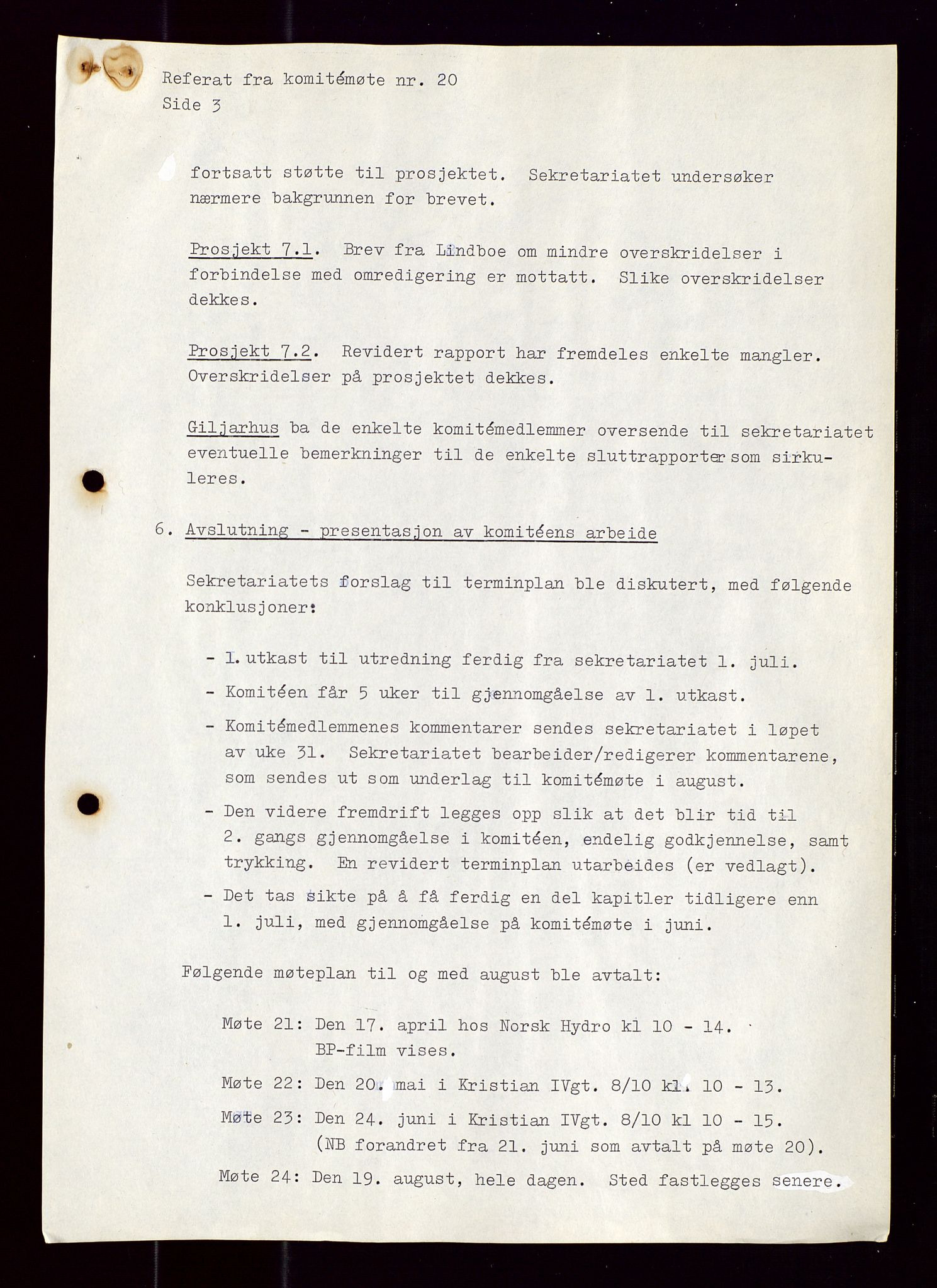 Industridepartementet, Oljekontoret, AV/SAST-A-101348/Di/L0001: DWP, møter juni - november, komiteemøter nr. 19 - 26, 1973-1974, p. 69