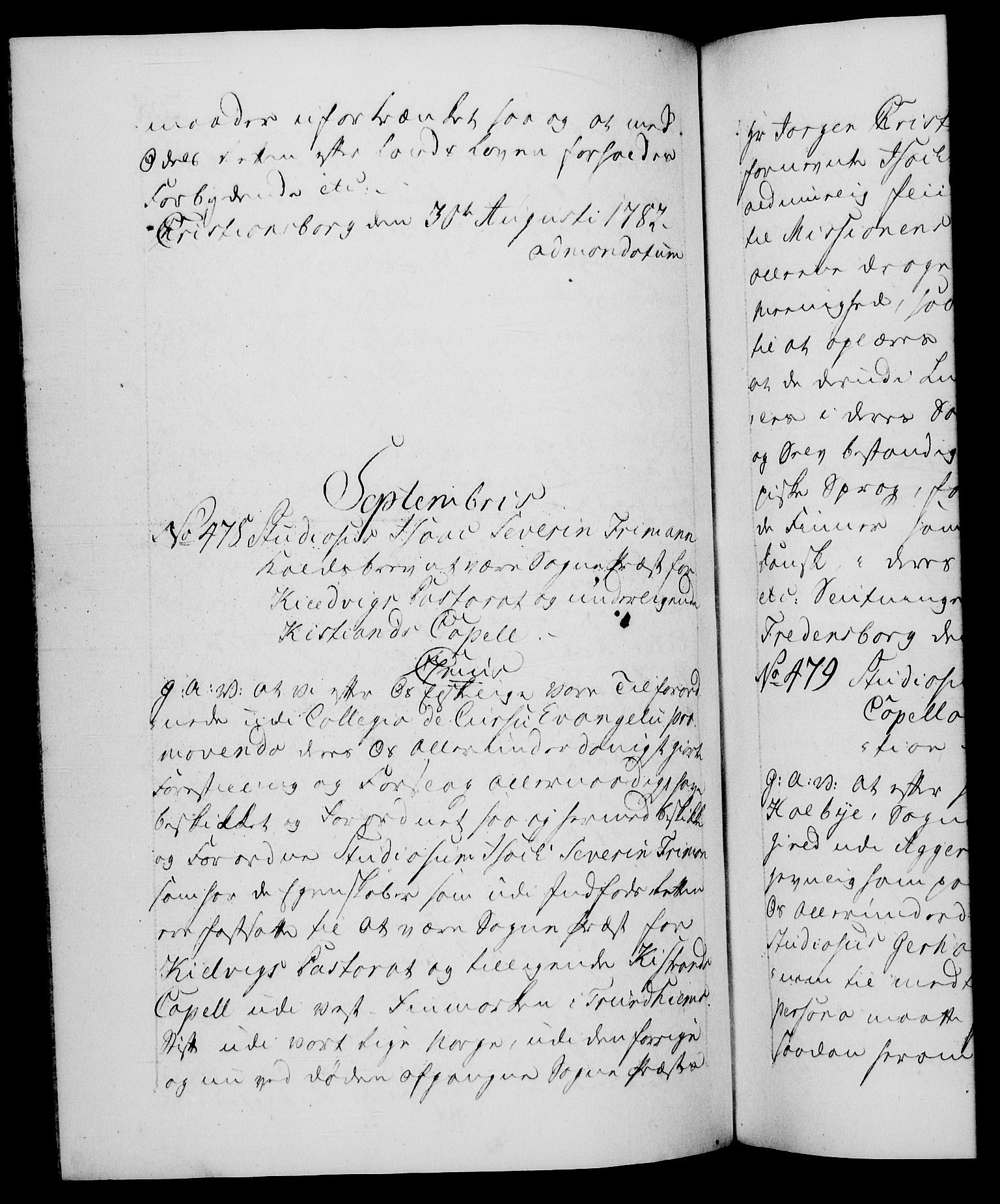 Danske Kanselli 1572-1799, AV/RA-EA-3023/F/Fc/Fca/Fcaa/L0049: Norske registre, 1782-1783, p. 268b