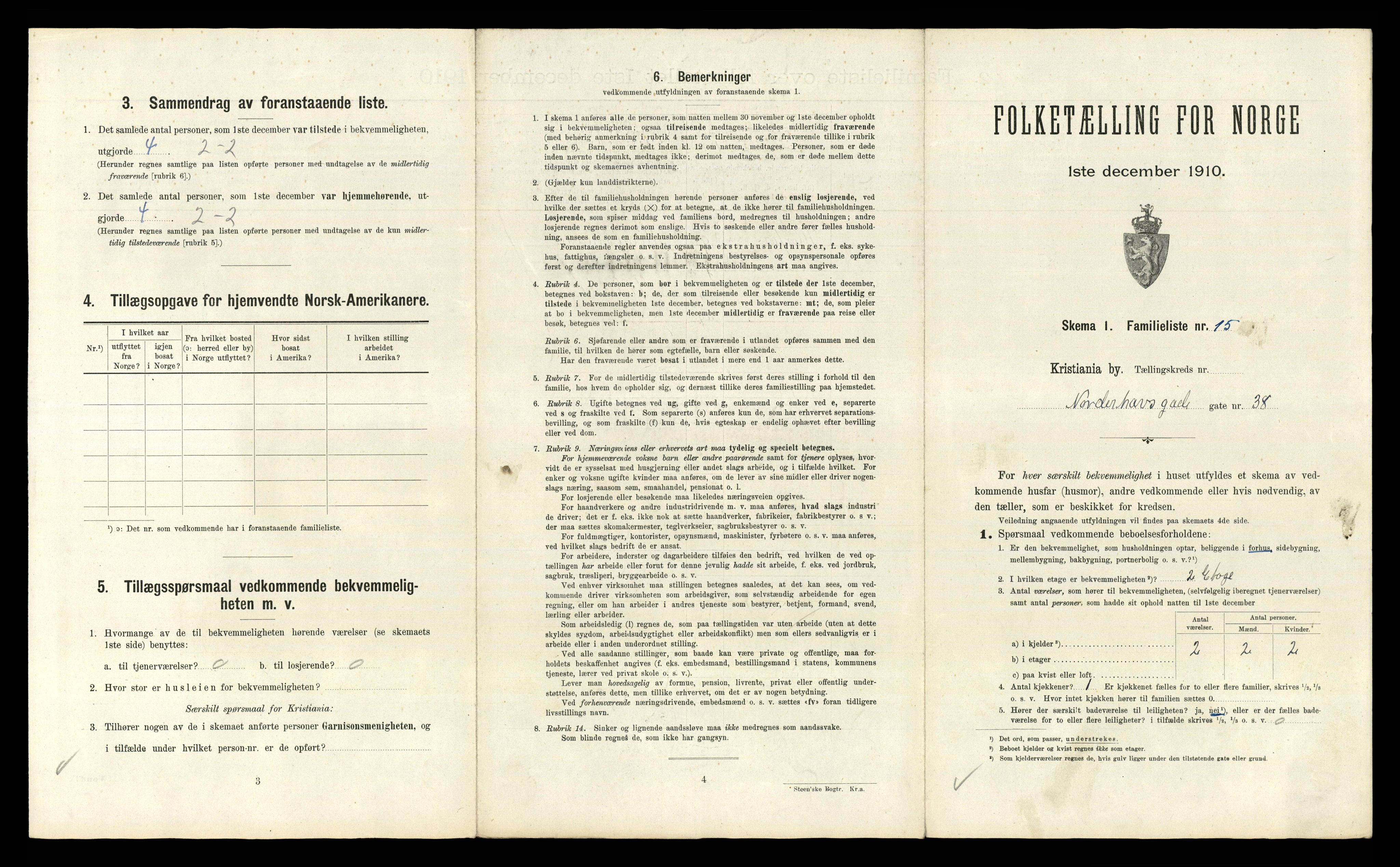 RA, 1910 census for Kristiania, 1910, p. 71155