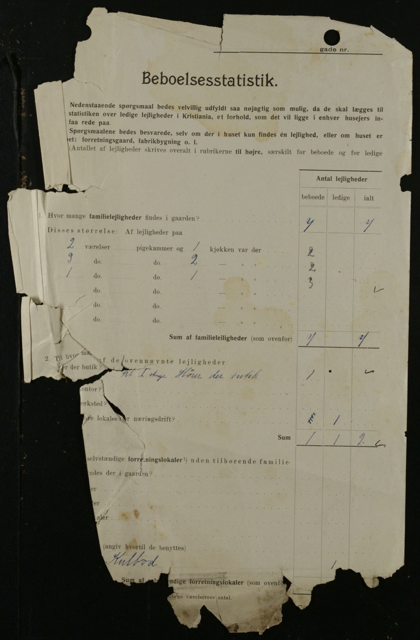 OBA, Municipal Census 1908 for Kristiania, 1908, p. 34623