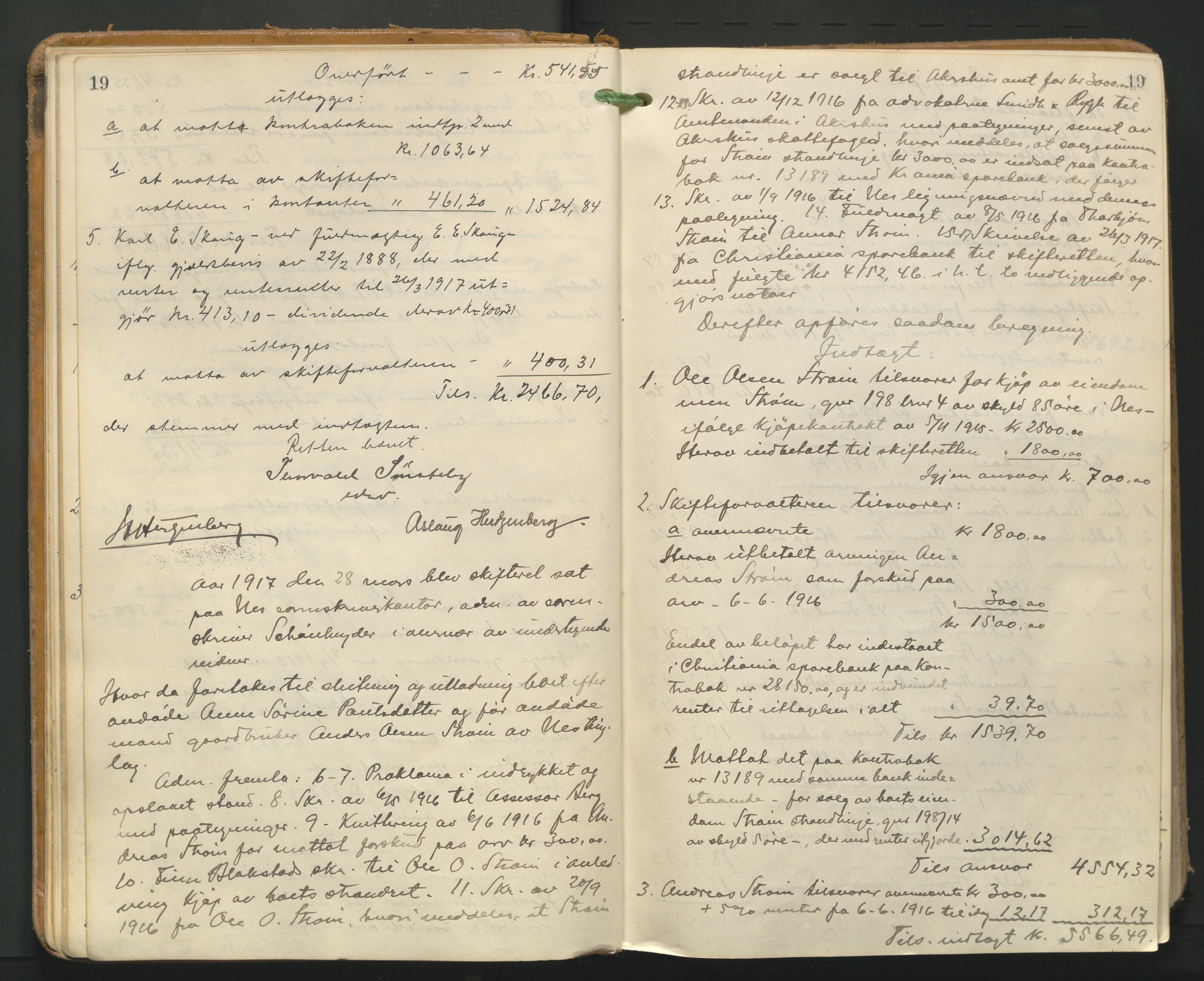 Nes tingrett, AV/SAO-A-10548/H/Hc/L0006: Utlodningsprotokoll, 1916-1943, p. 19