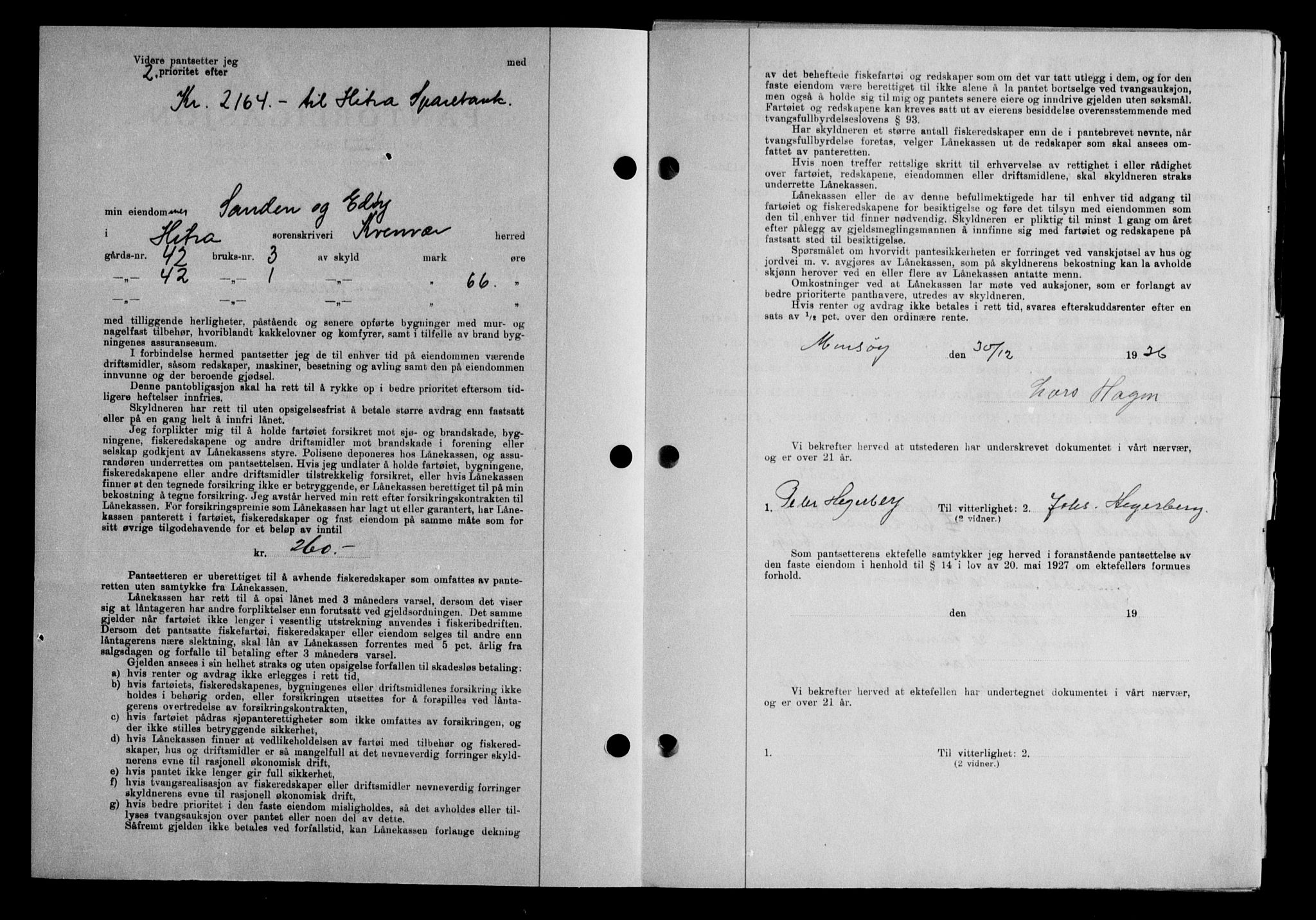 Hitra sorenskriveri, AV/SAT-A-0018/2/2C/2Ca/L0028: Mortgage book no. B-1, 1936-1939, Diary no: : 180/1937