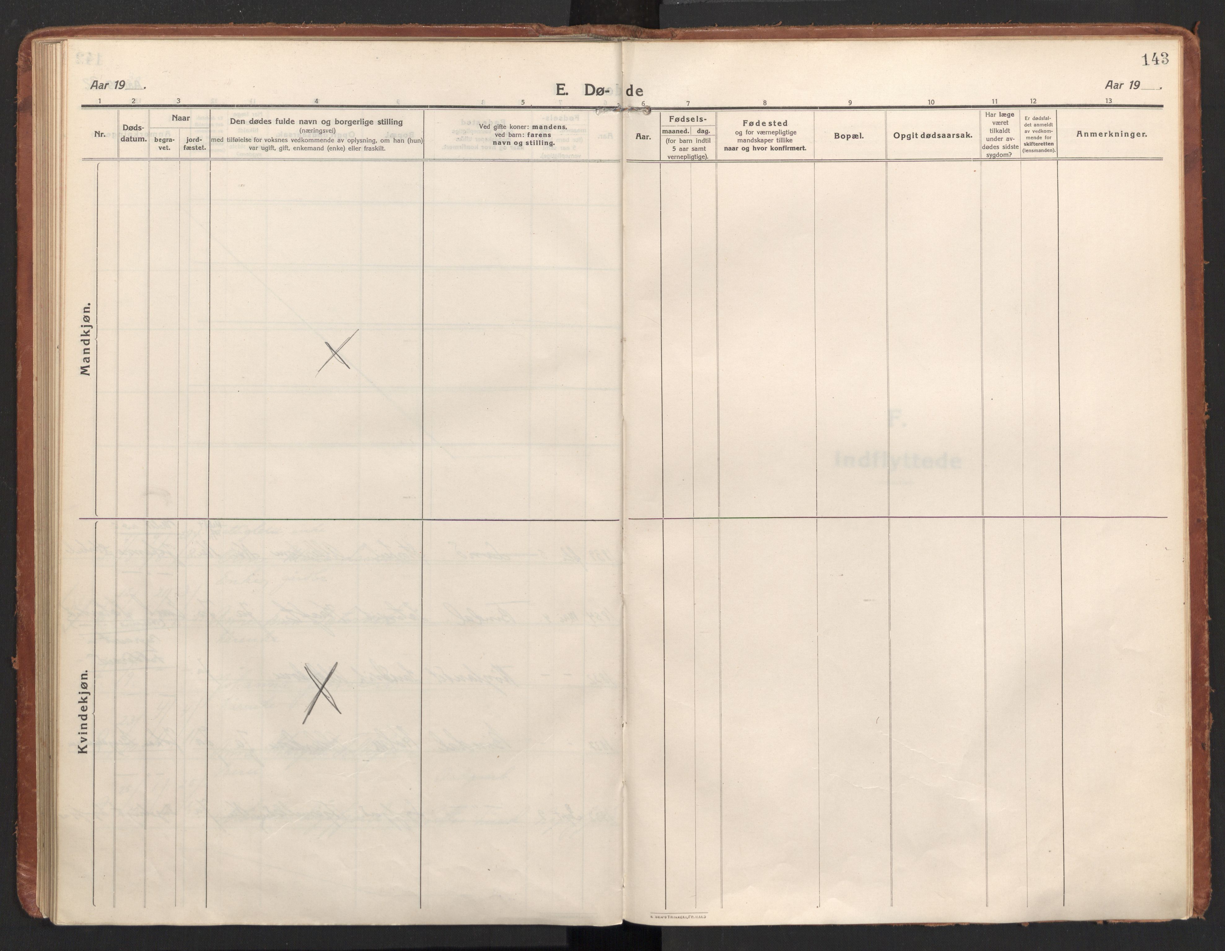 Ministerialprotokoller, klokkerbøker og fødselsregistre - Nordland, AV/SAT-A-1459/811/L0168: Parish register (official) no. 811A05, 1914-1932, p. 143