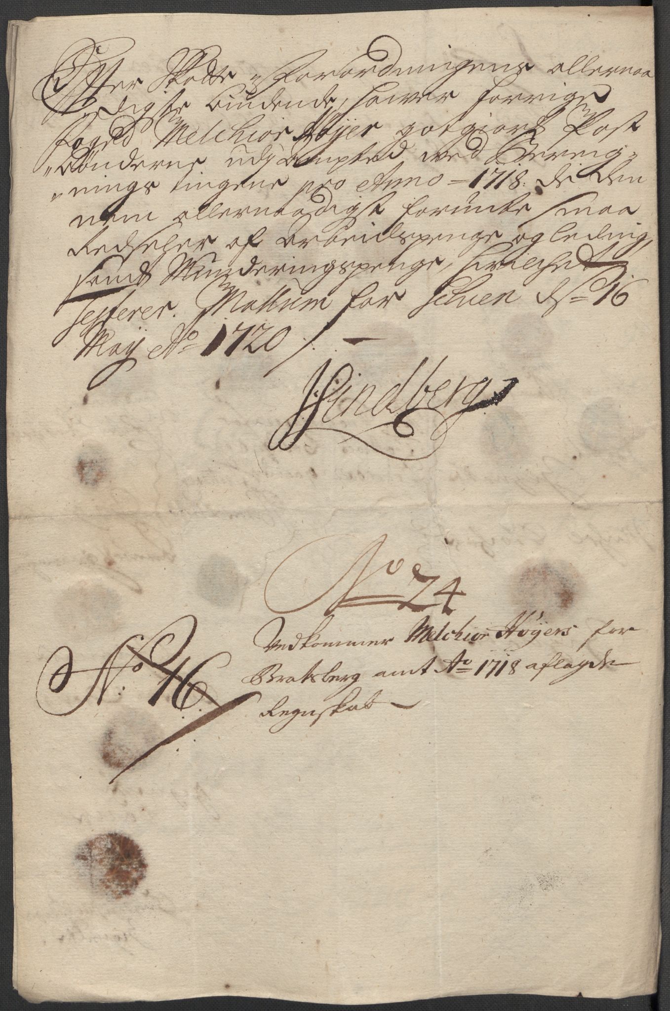 Rentekammeret inntil 1814, Reviderte regnskaper, Fogderegnskap, RA/EA-4092/R36/L2130: Fogderegnskap Øvre og Nedre Telemark og Bamble, 1718, p. 302