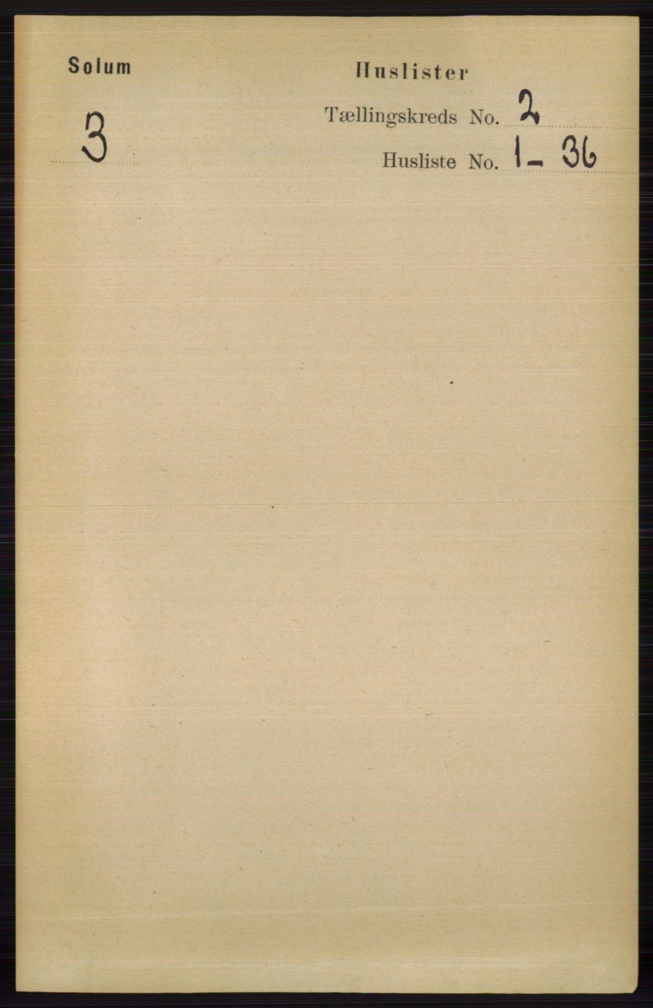 RA, 1891 census for 0818 Solum, 1891, p. 78