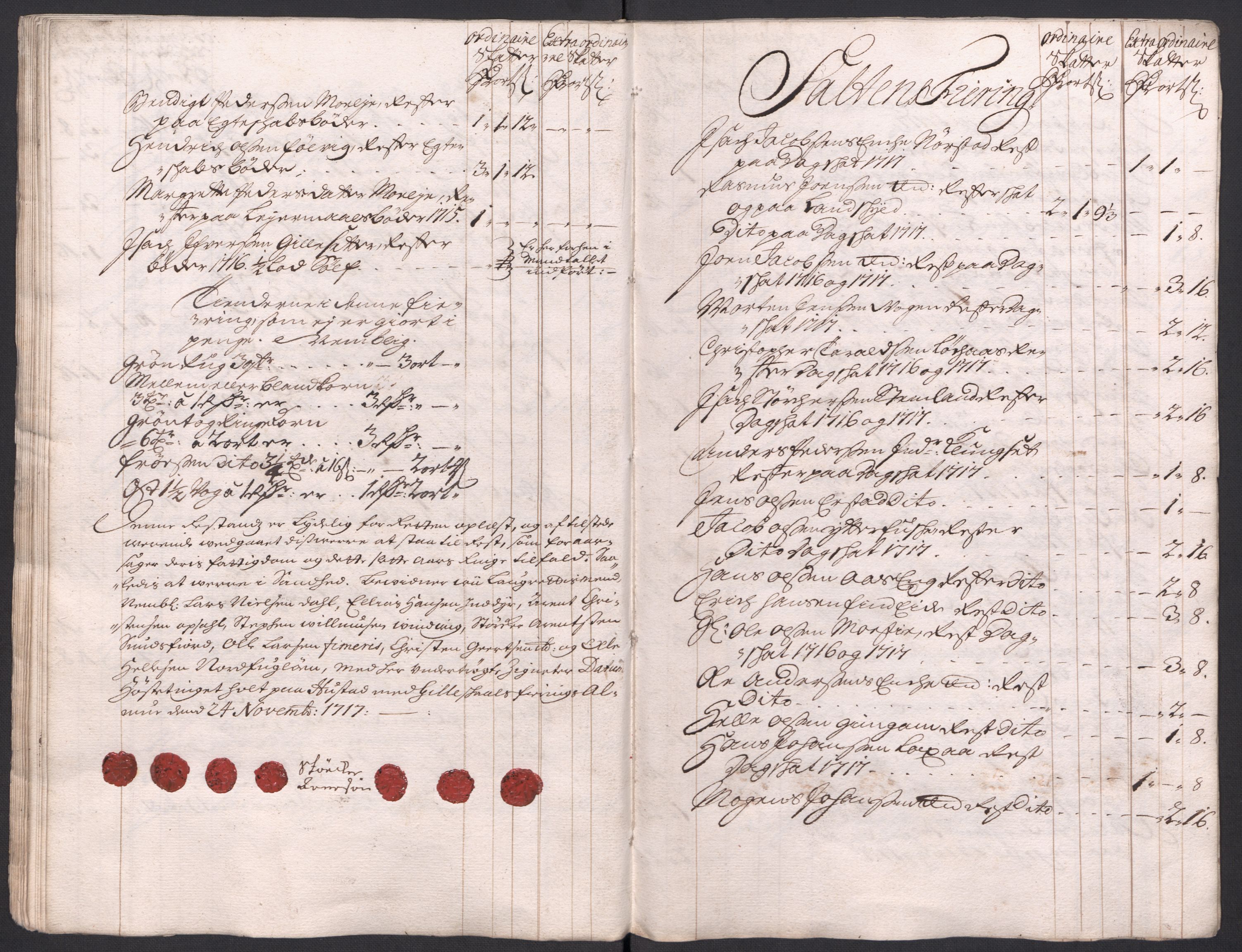 Rentekammeret inntil 1814, Reviderte regnskaper, Fogderegnskap, AV/RA-EA-4092/R66/L4587: Fogderegnskap Salten, 1717, p. 380