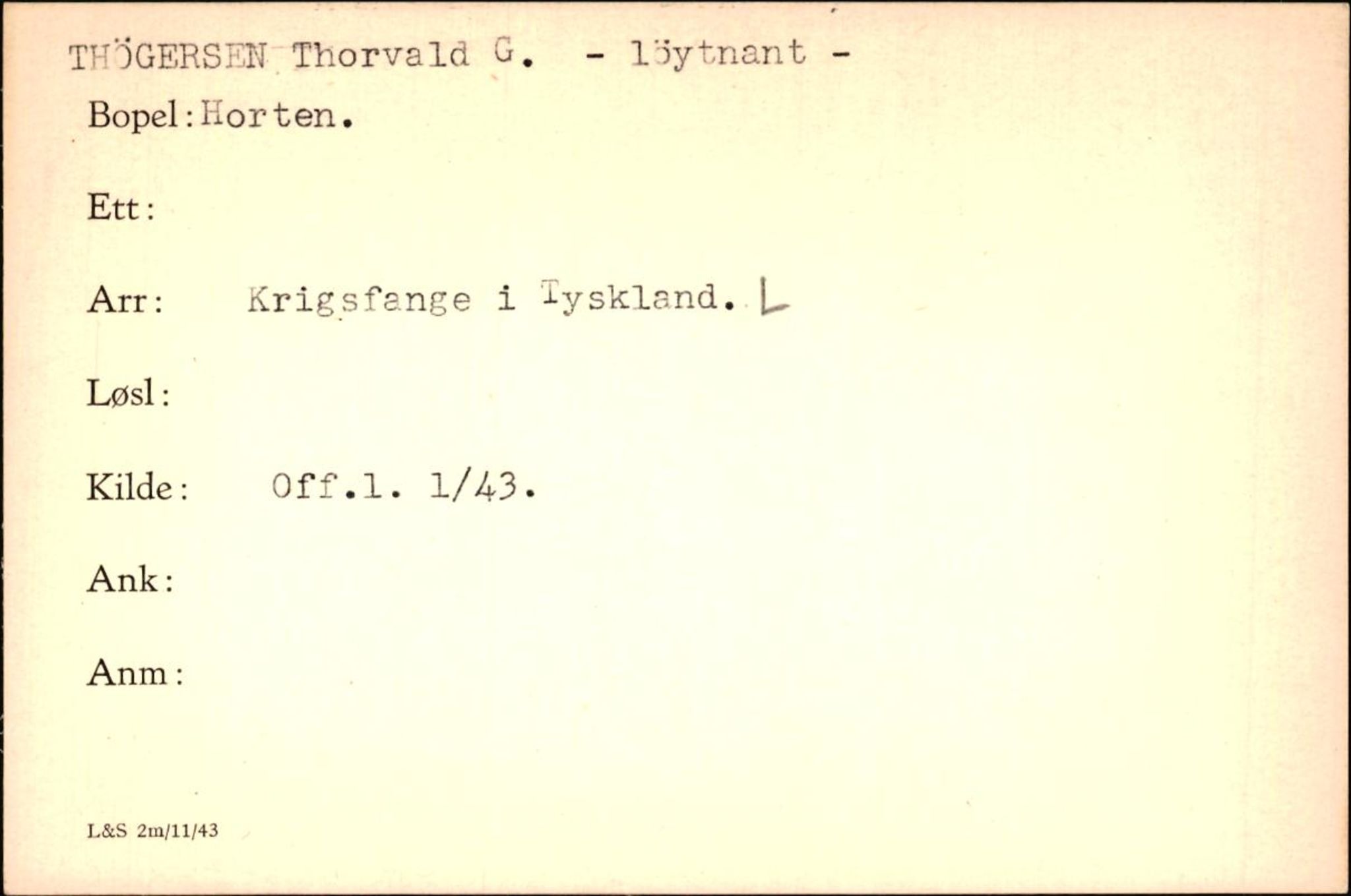 Forsvaret, Forsvarets krigshistoriske avdeling, AV/RA-RAFA-2017/Y/Yf/L0200: II-C-11-2102  -  Norske krigsfanger i Tyskland, 1940-1945, p. 1064