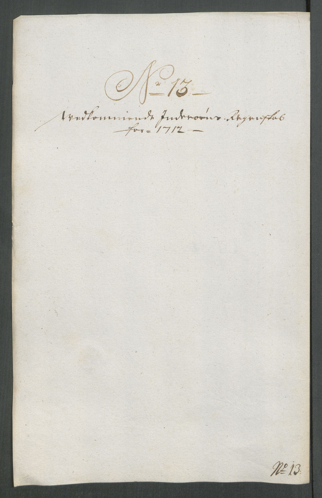 Rentekammeret inntil 1814, Reviderte regnskaper, Fogderegnskap, RA/EA-4092/R63/L4320: Fogderegnskap Inderøy, 1712, p. 196