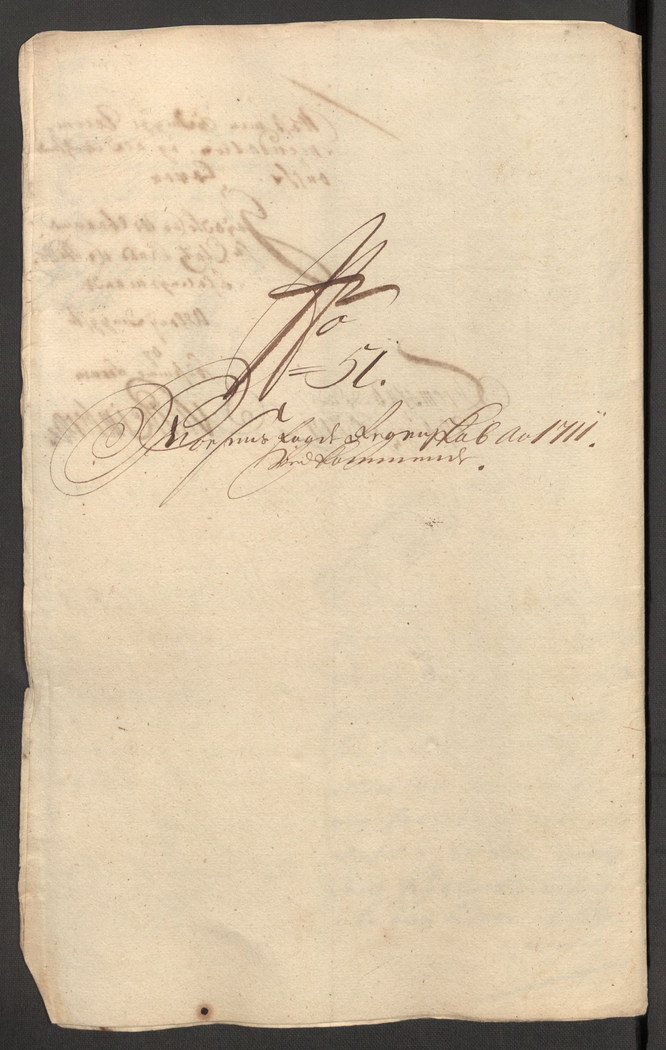 Rentekammeret inntil 1814, Reviderte regnskaper, Fogderegnskap, AV/RA-EA-4092/R57/L3860: Fogderegnskap Fosen, 1711, p. 433