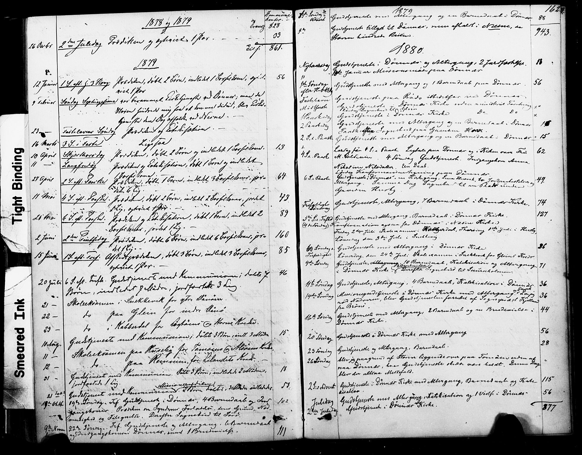 Ministerialprotokoller, klokkerbøker og fødselsregistre - Nordland, SAT/A-1459/835/L0524: Parish register (official) no. 835A02, 1865-1880, p. 162
