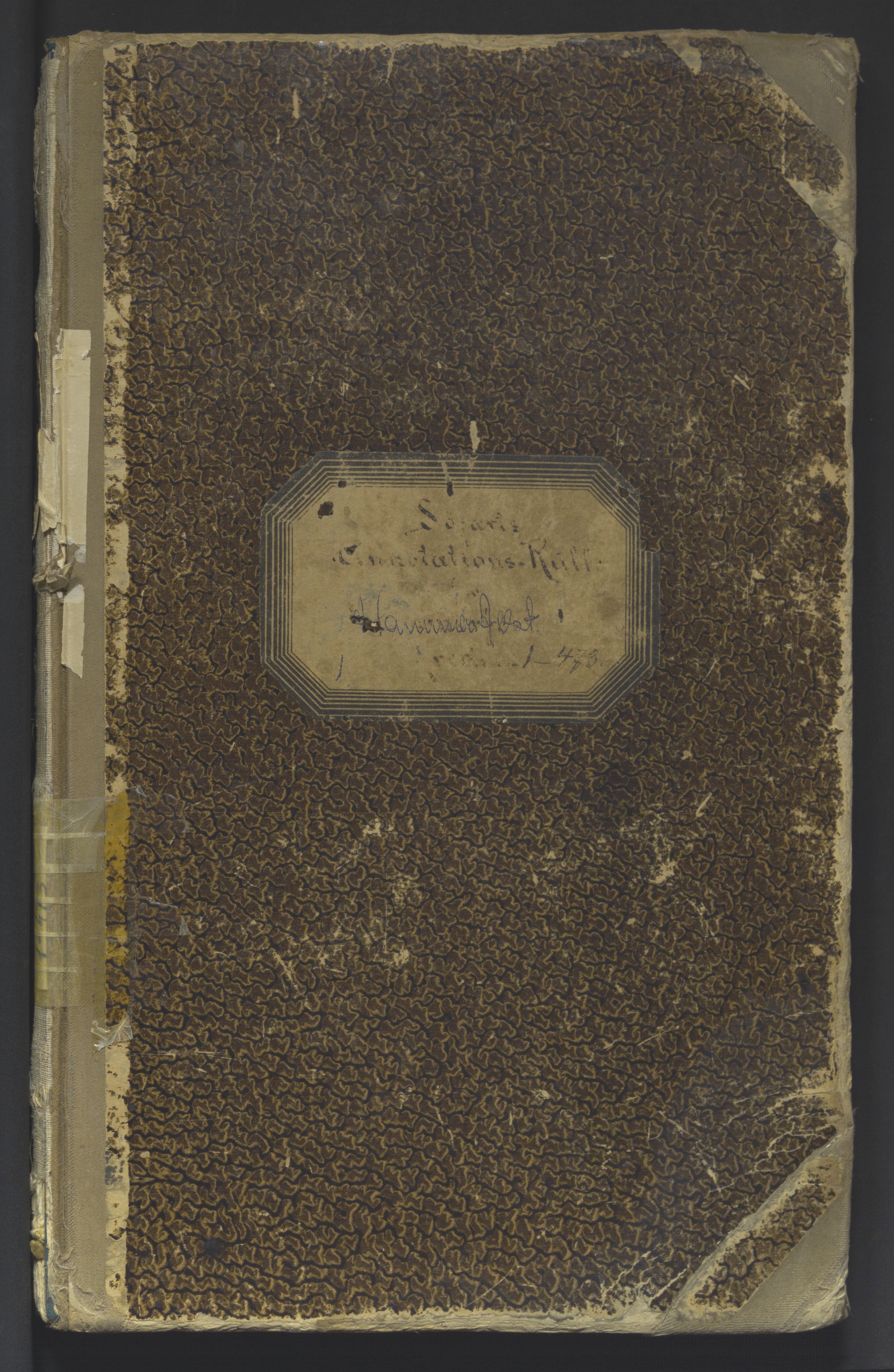 Tromsø sjømannskontor/innrullerings-/mønstringsdistrikt, AV/SATØ-S-0243/F/Fa/L0004: Annotasjonsrulle. Defekt: manglende rygg. Nr. 1-473, 1869-1912