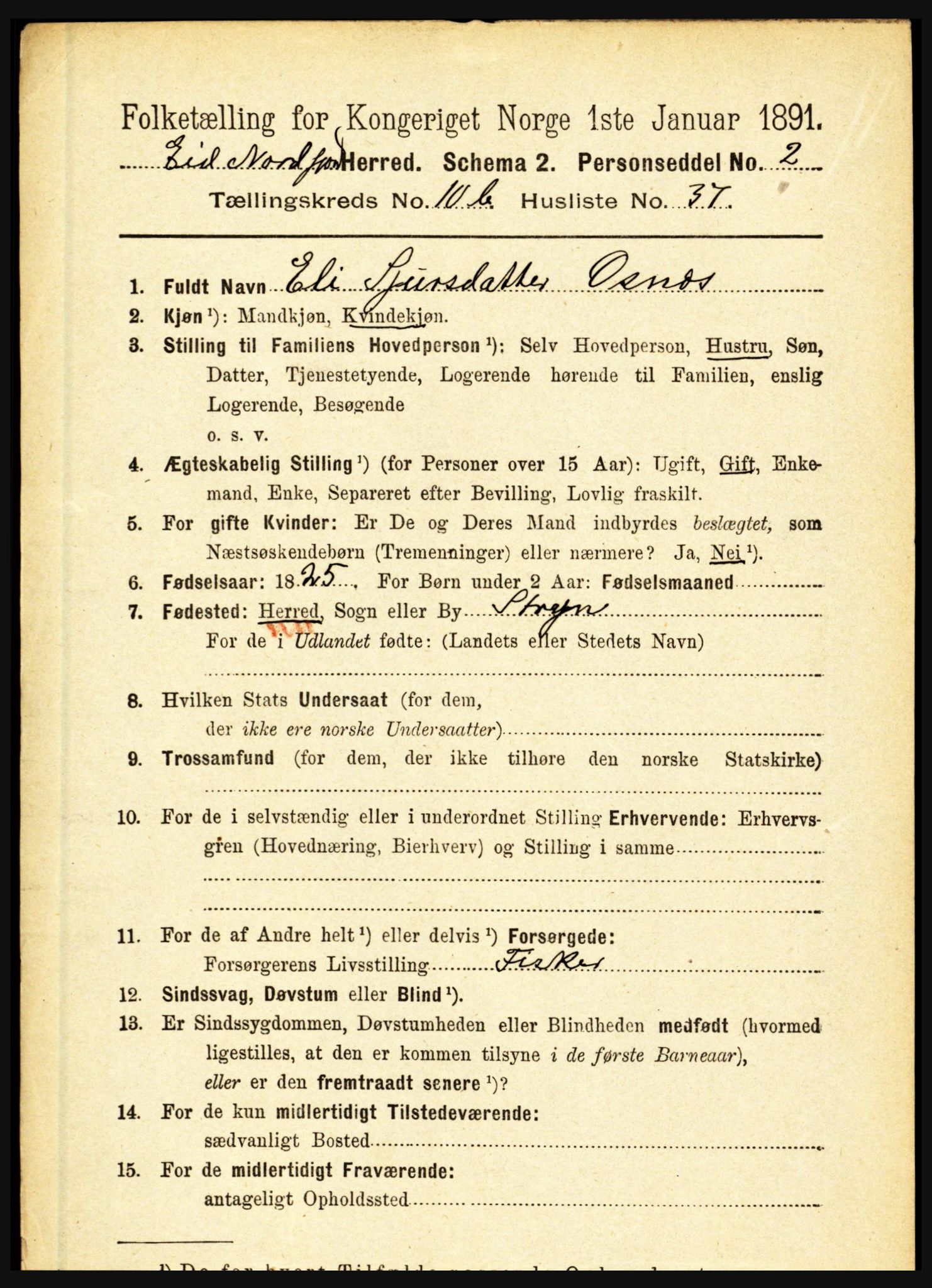 RA, 1891 census for 1443 Eid, 1891, p. 3563