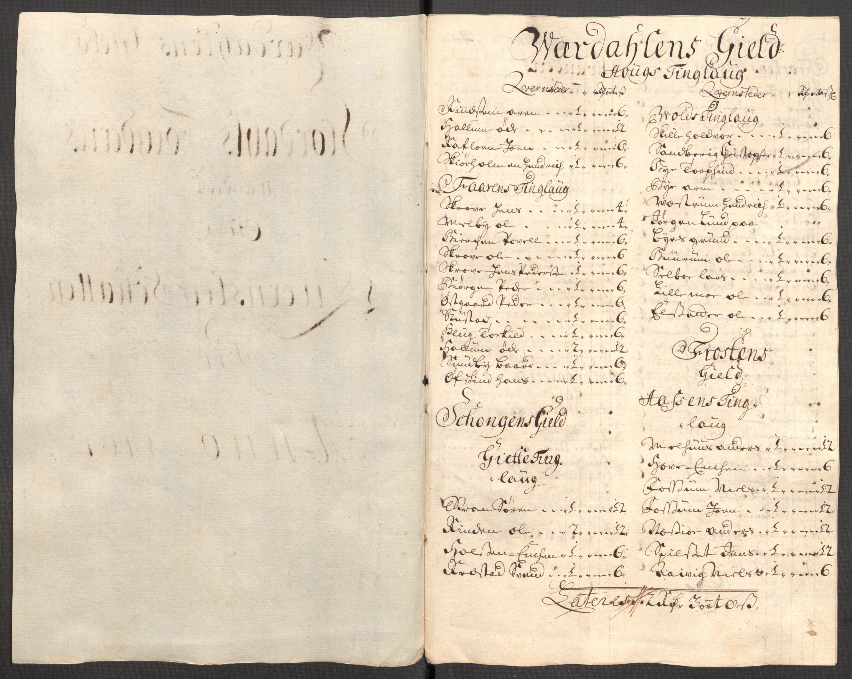 Rentekammeret inntil 1814, Reviderte regnskaper, Fogderegnskap, RA/EA-4092/R62/L4197: Fogderegnskap Stjørdal og Verdal, 1707, p. 131