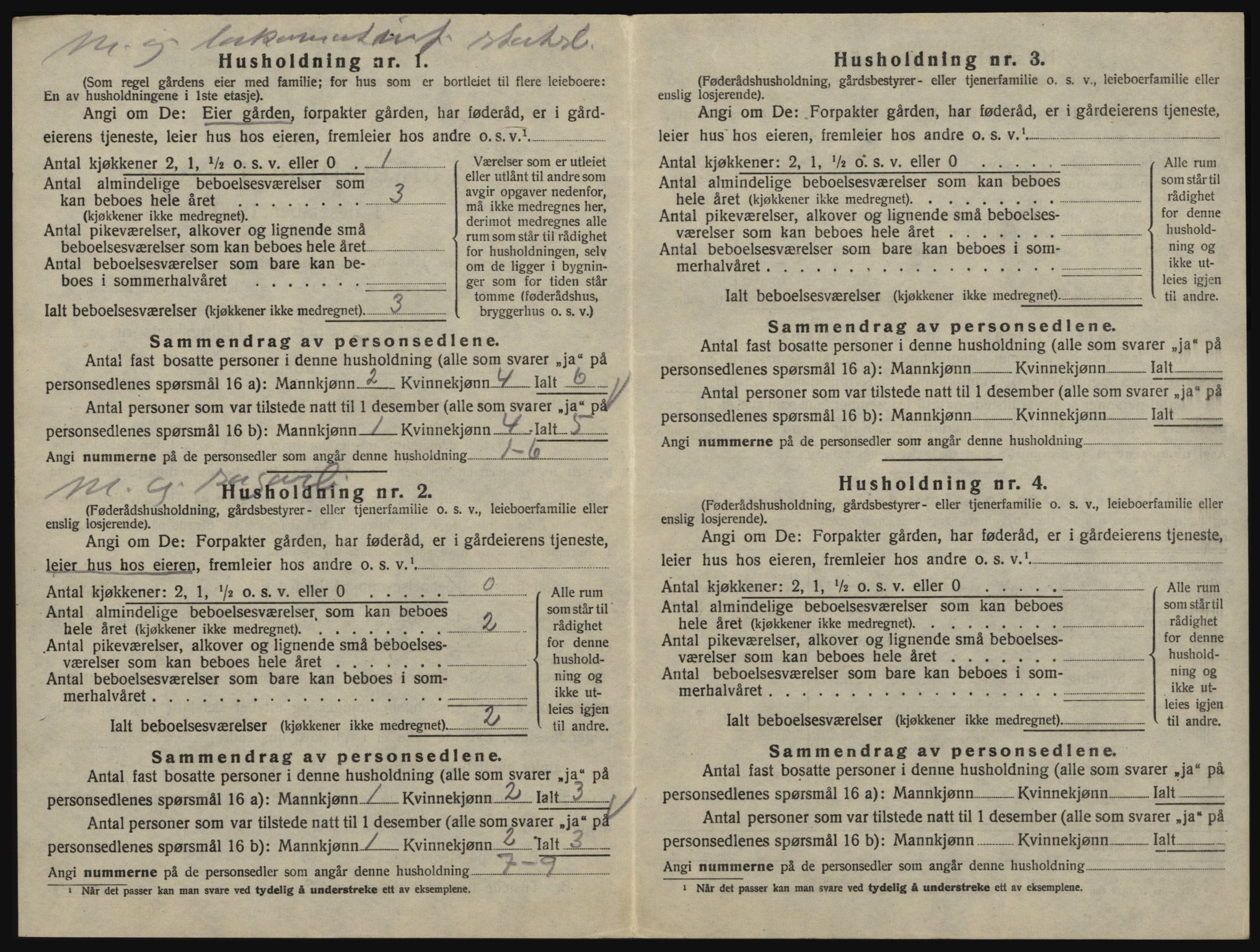 SAO, 1920 census for Glemmen, 1920, p. 632