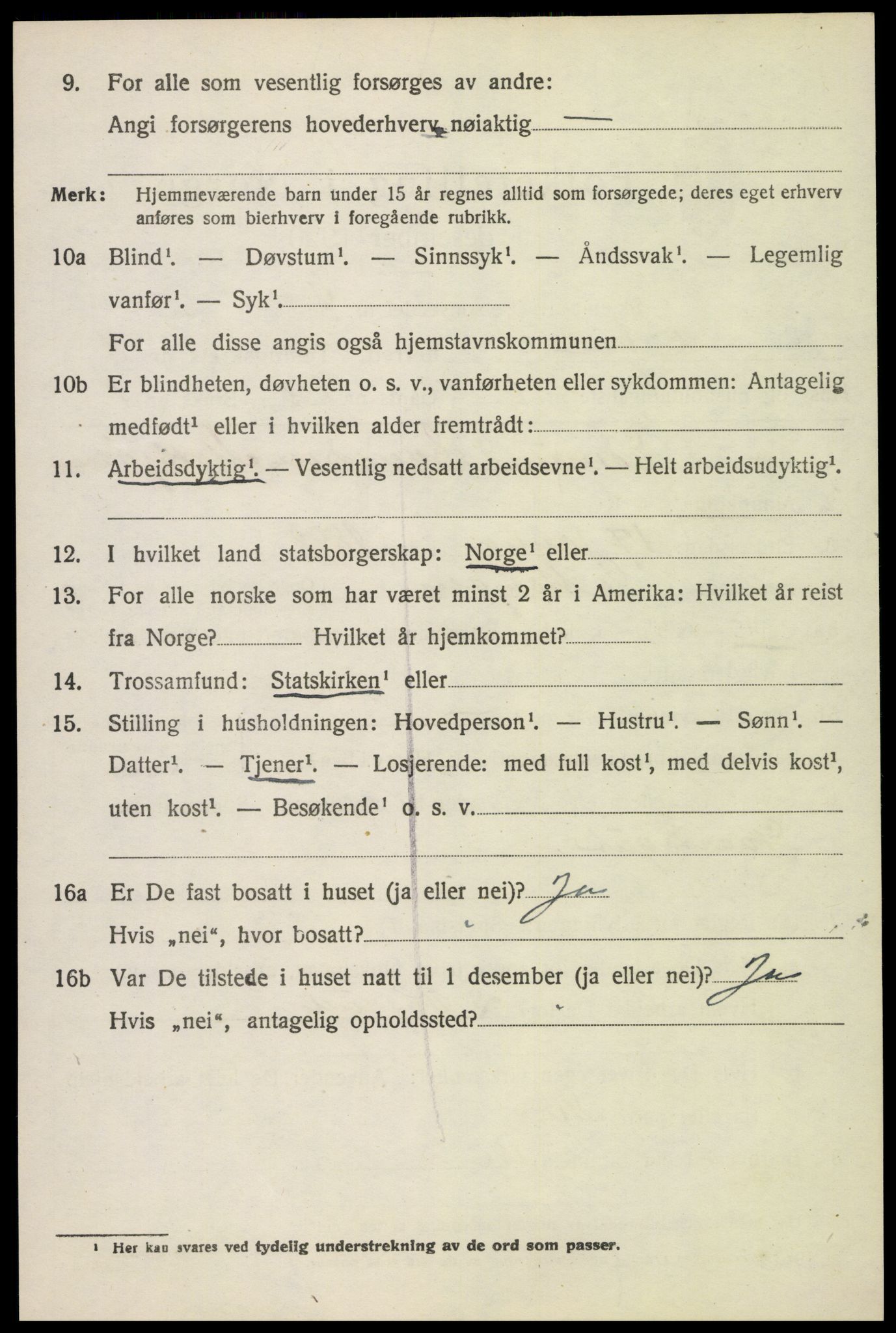 SAH, 1920 census for Øyer, 1920, p. 6717