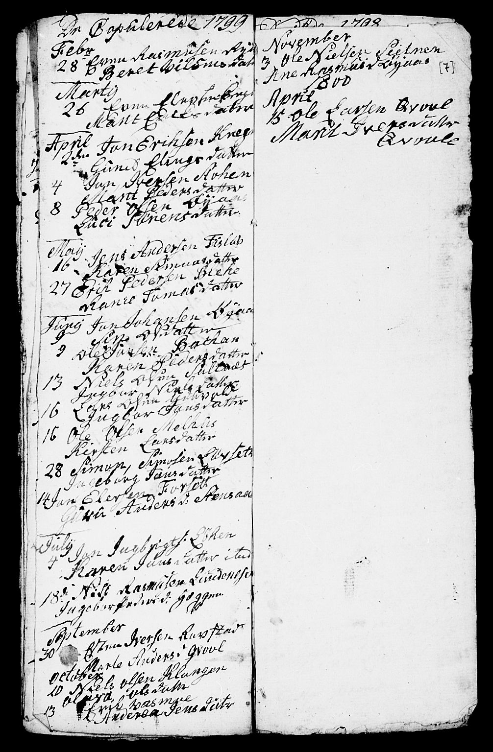 Ministerialprotokoller, klokkerbøker og fødselsregistre - Sør-Trøndelag, SAT/A-1456/691/L1091: Parish register (copy) no. 691C02, 1802-1815, p. 7