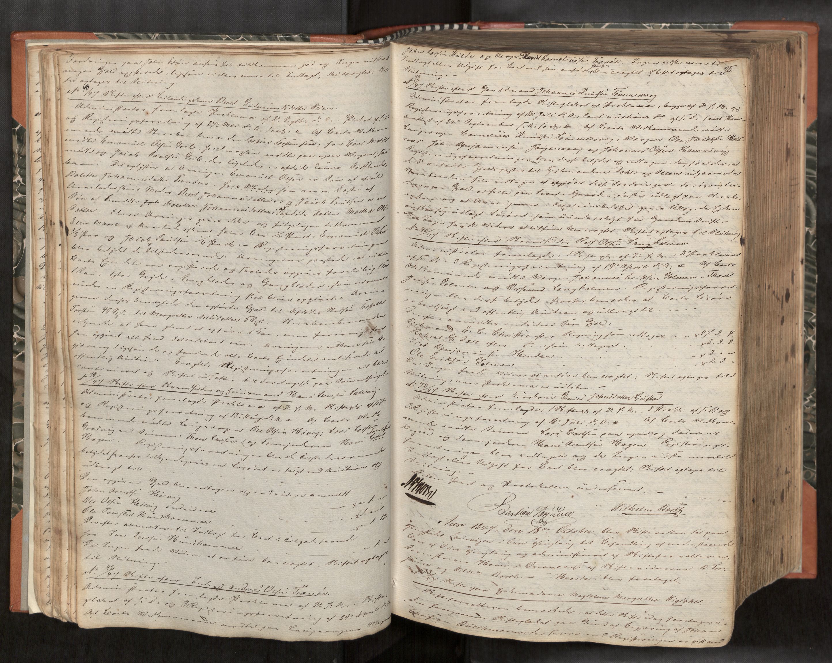 Nordmøre sorenskriveri, AV/SAT-A-4132/1/3/3B/L0001: Forhandlingsprotokoll nr. 01, 1846-1861, p. 24b-25a