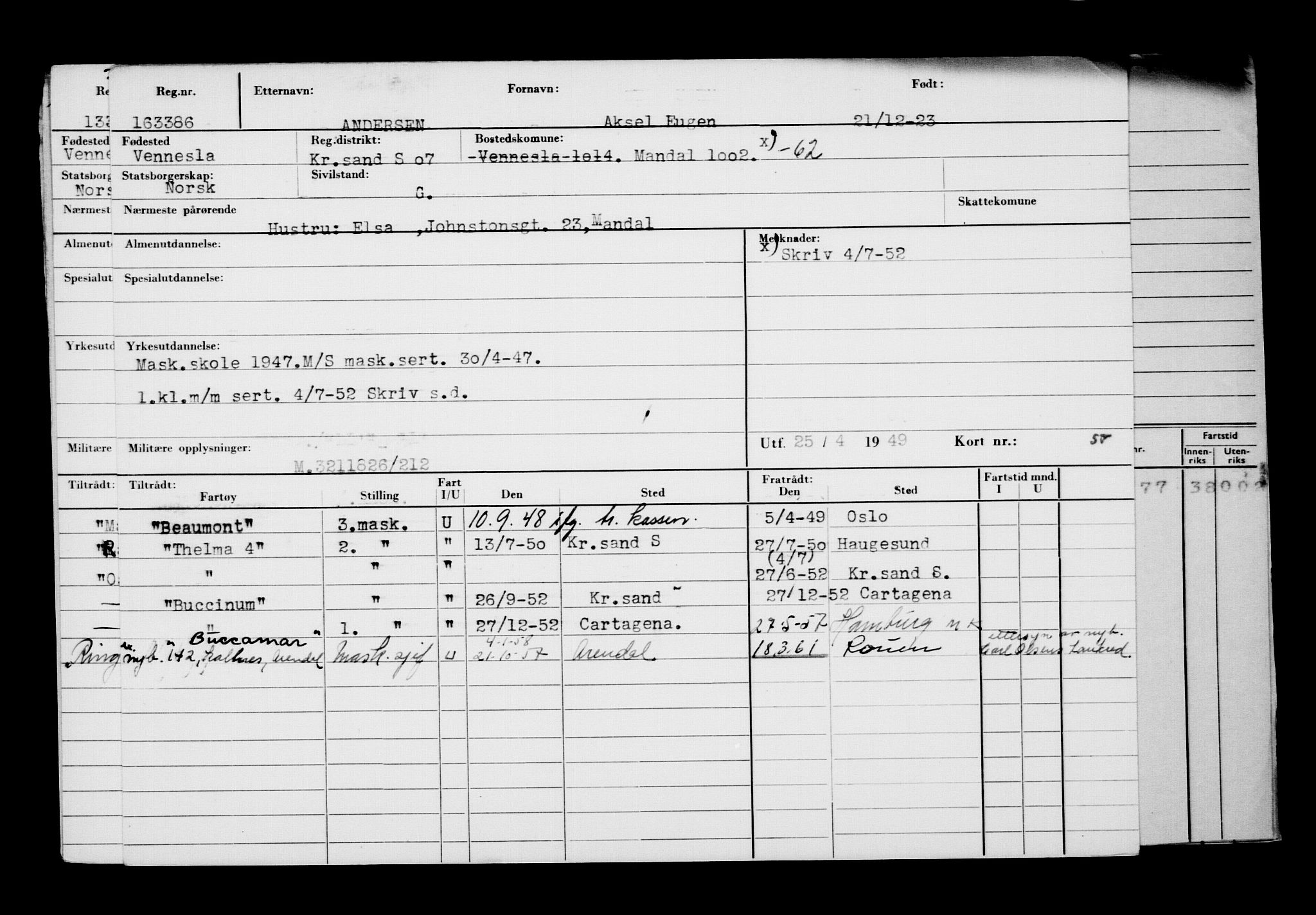 Direktoratet for sjømenn, AV/RA-S-3545/G/Gb/L0225: Hovedkort, 1923, p. 815