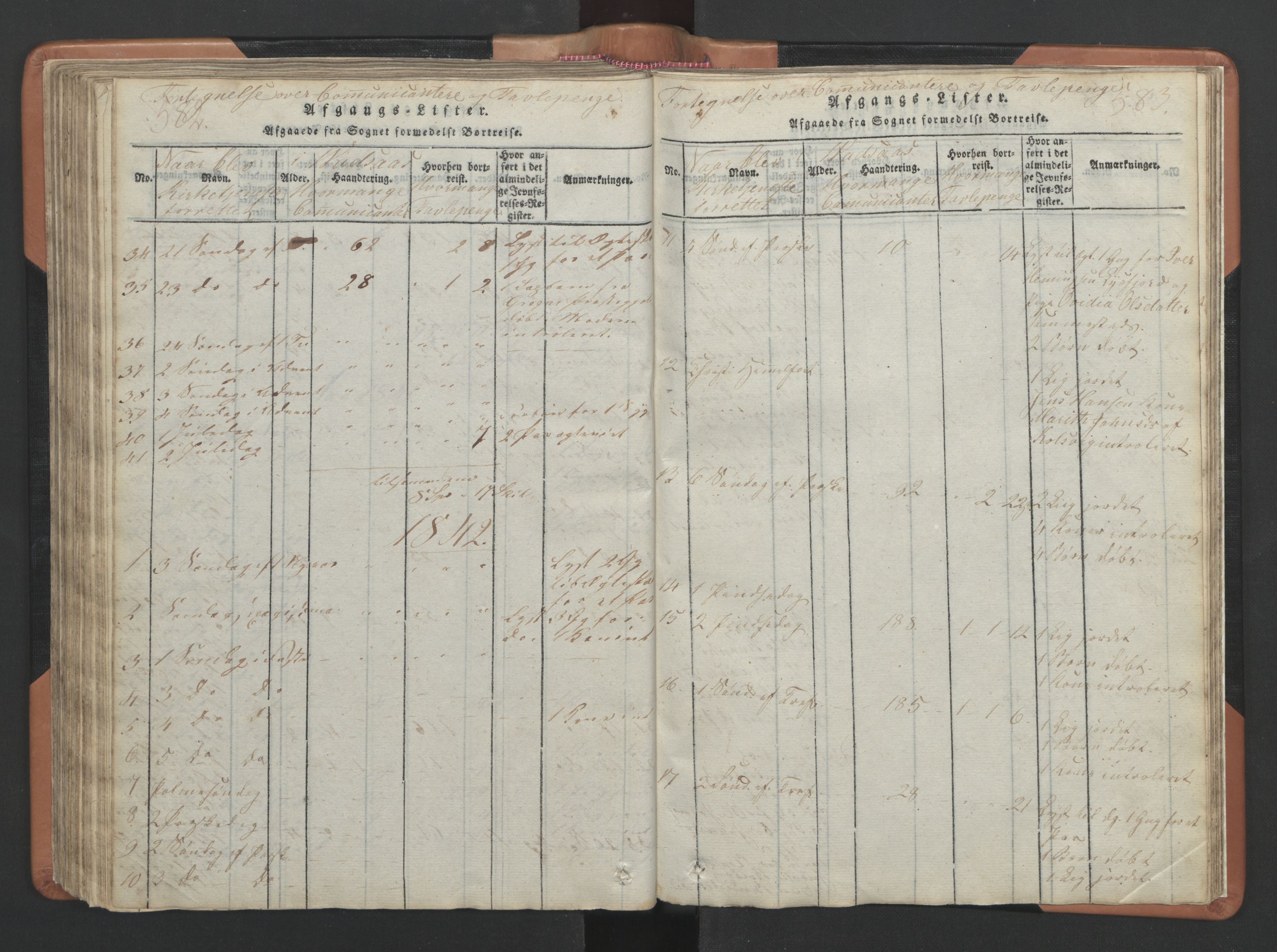 Ministerialprotokoller, klokkerbøker og fødselsregistre - Nordland, AV/SAT-A-1459/810/L0157: Parish register (copy) no. 810C01, 1819-1842, p. 582-583