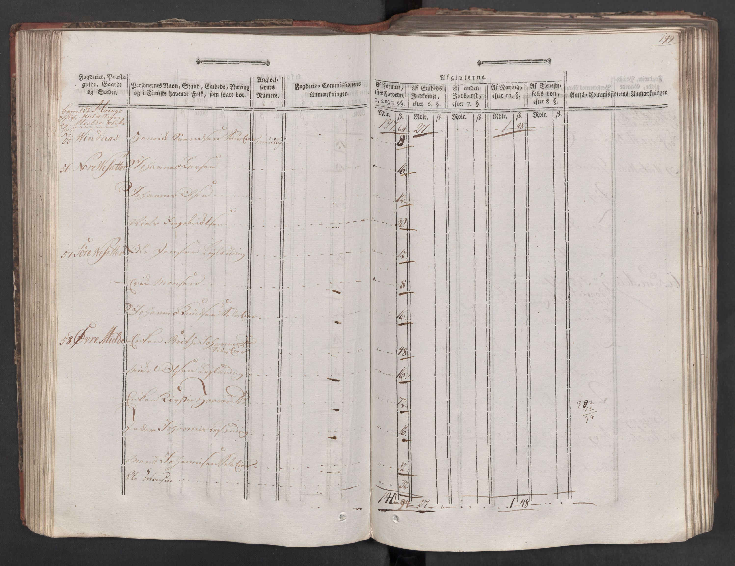 Rentekammeret inntil 1814, Reviderte regnskaper, Mindre regnskaper, RA/EA-4068/Rf/Rfe/L0029: Nordhordland og Voss fogderi, 1789, p. 200