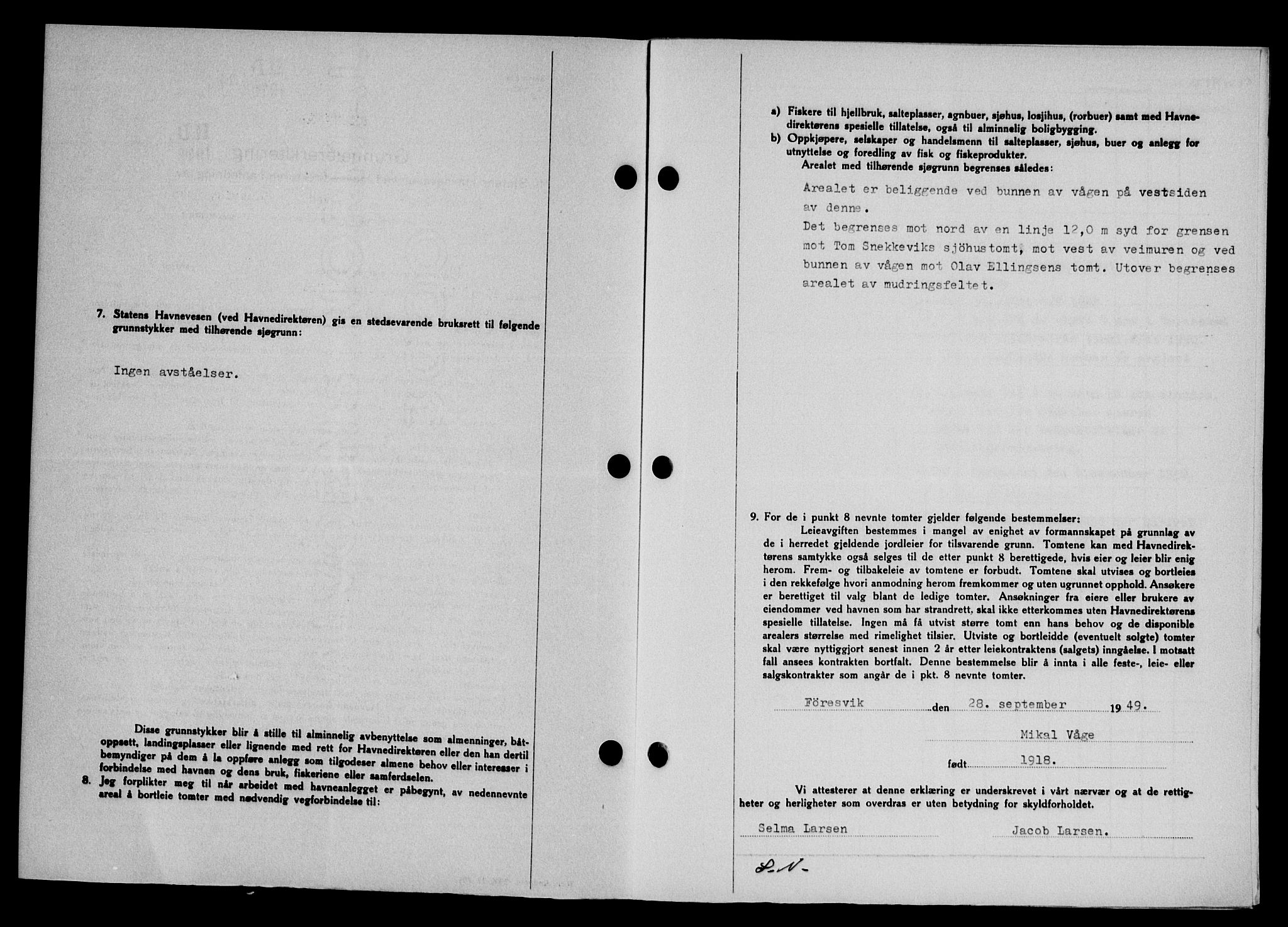 Karmsund sorenskriveri, SAST/A-100311/01/II/IIB/L0101: Mortgage book no. 81A, 1950-1951, Diary no: : 3530/1950