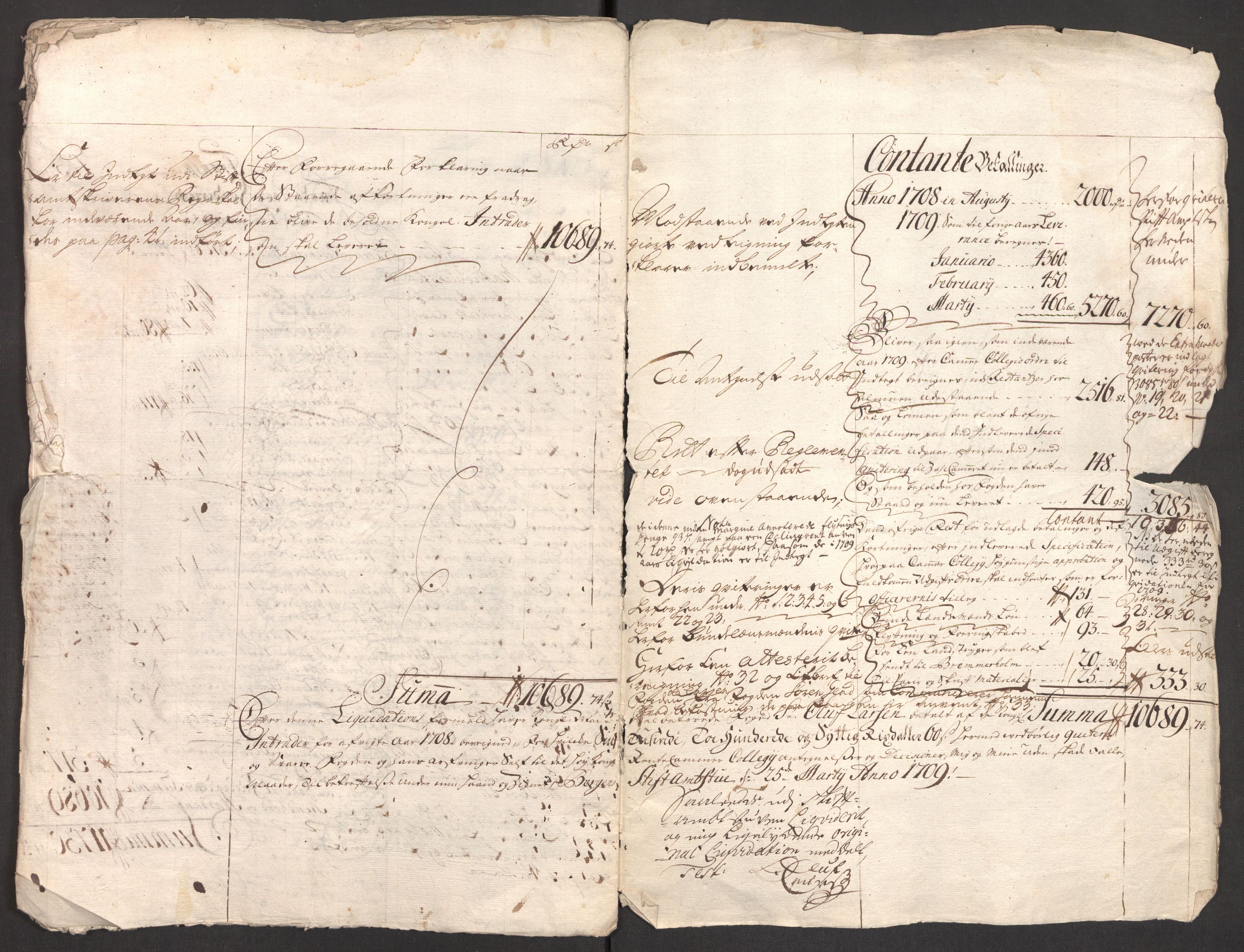 Rentekammeret inntil 1814, Reviderte regnskaper, Fogderegnskap, AV/RA-EA-4092/R48/L2985: Fogderegnskap Sunnhordland og Hardanger, 1708, p. 24